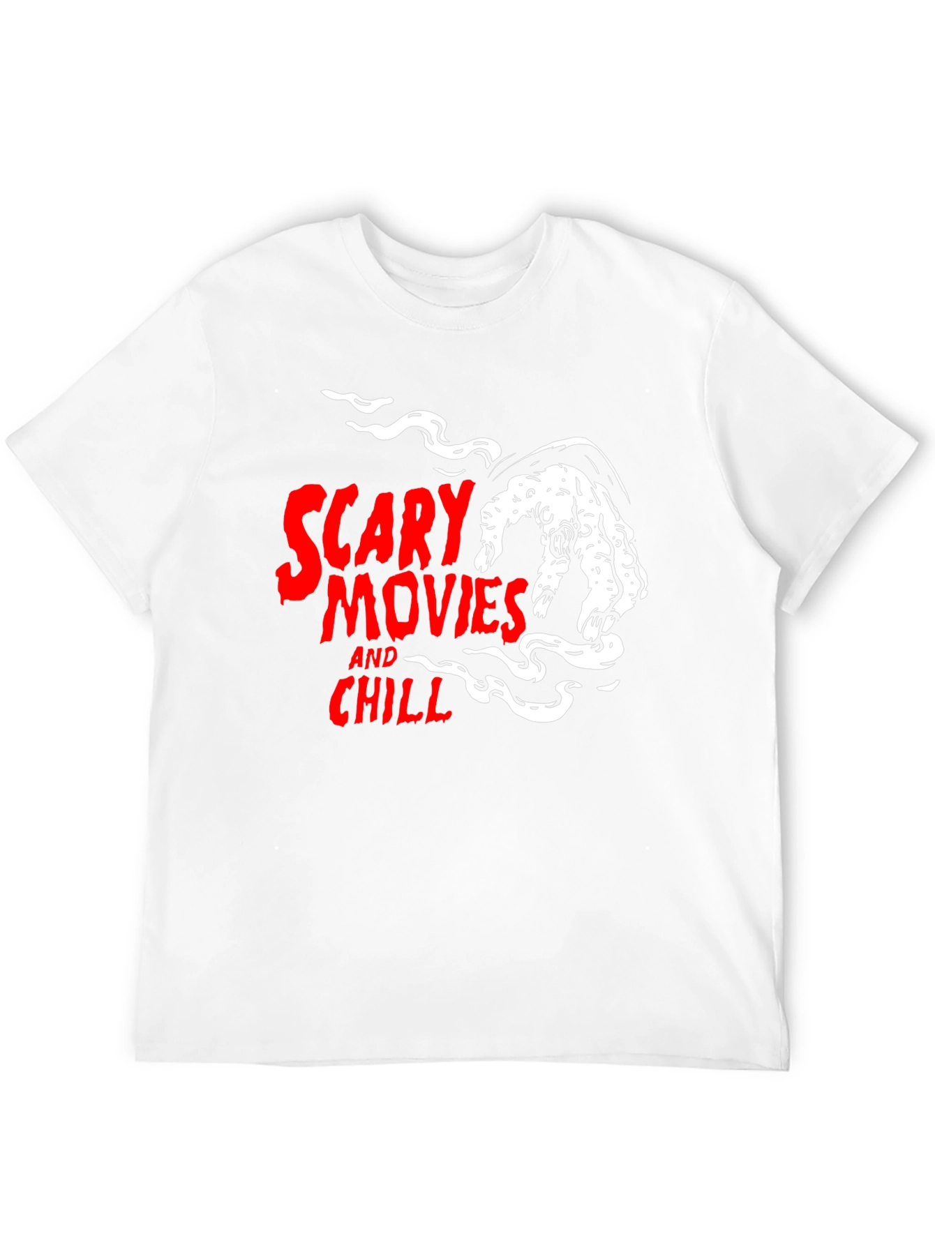 Scary Movies and Chill Graphic T-Shirt
