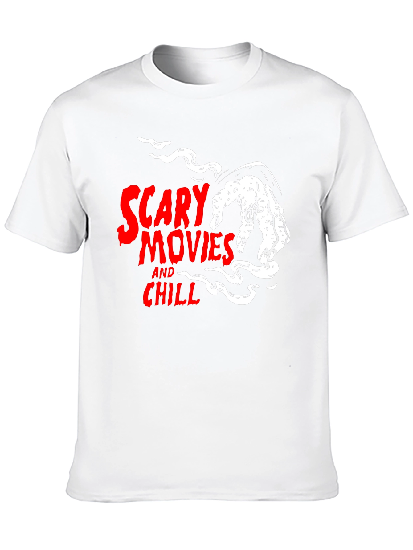 Scary Movies and Chill Graphic T-Shirt