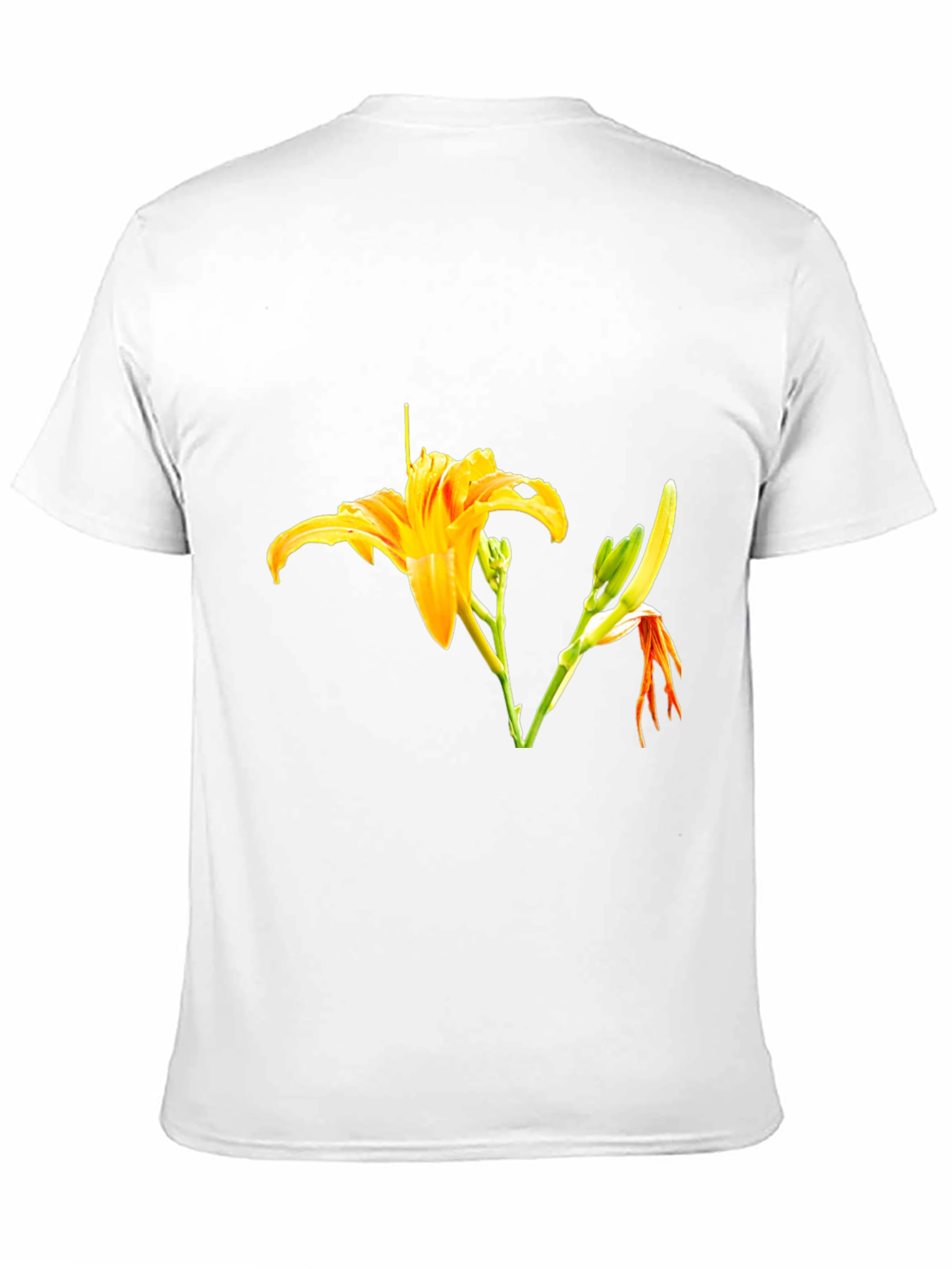 Floral Print Black T-Shirt - Stylish Casual Wear