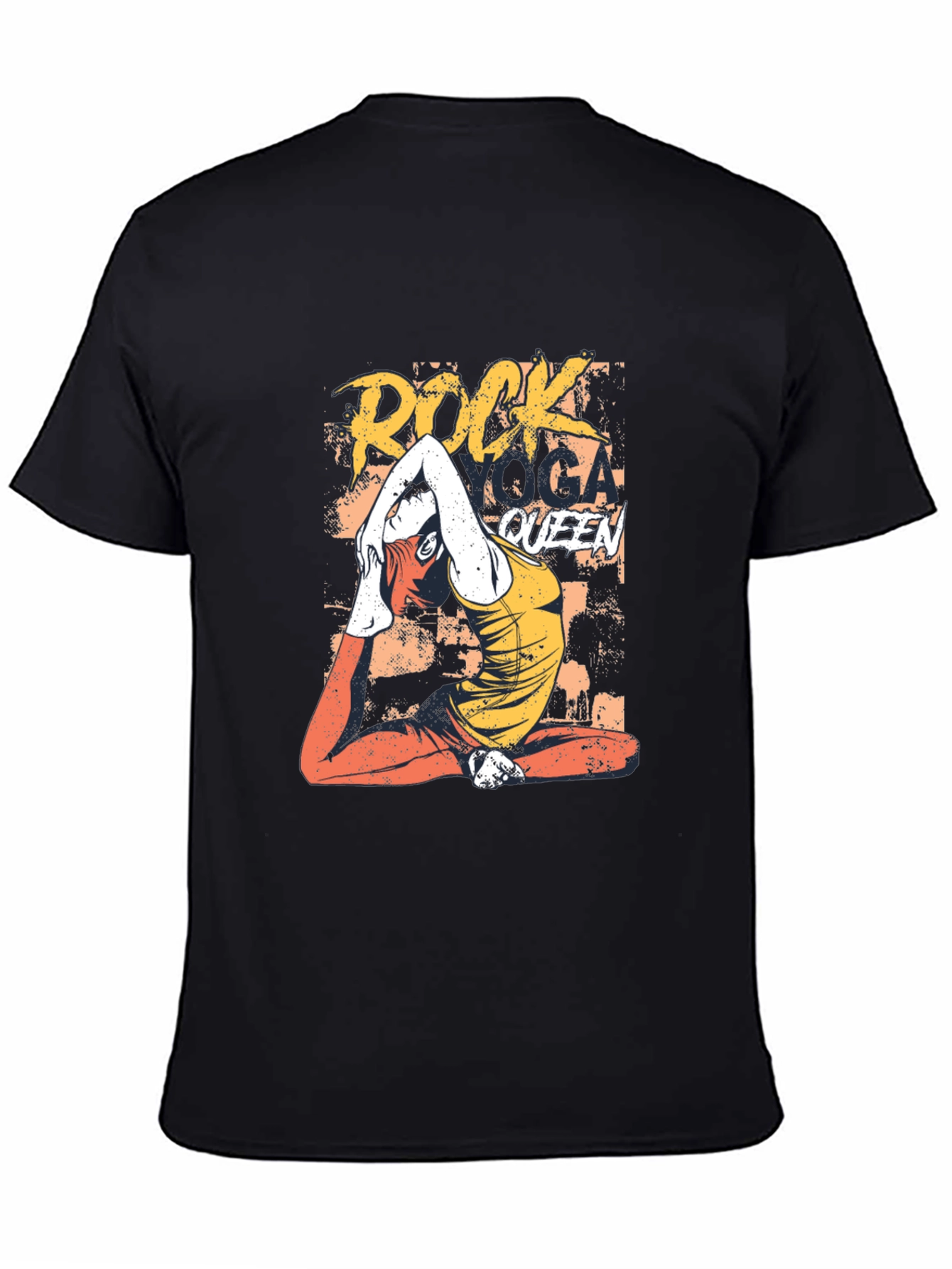 Rock Yoga Queen Graphic Tee - Mens Black T-Shirt