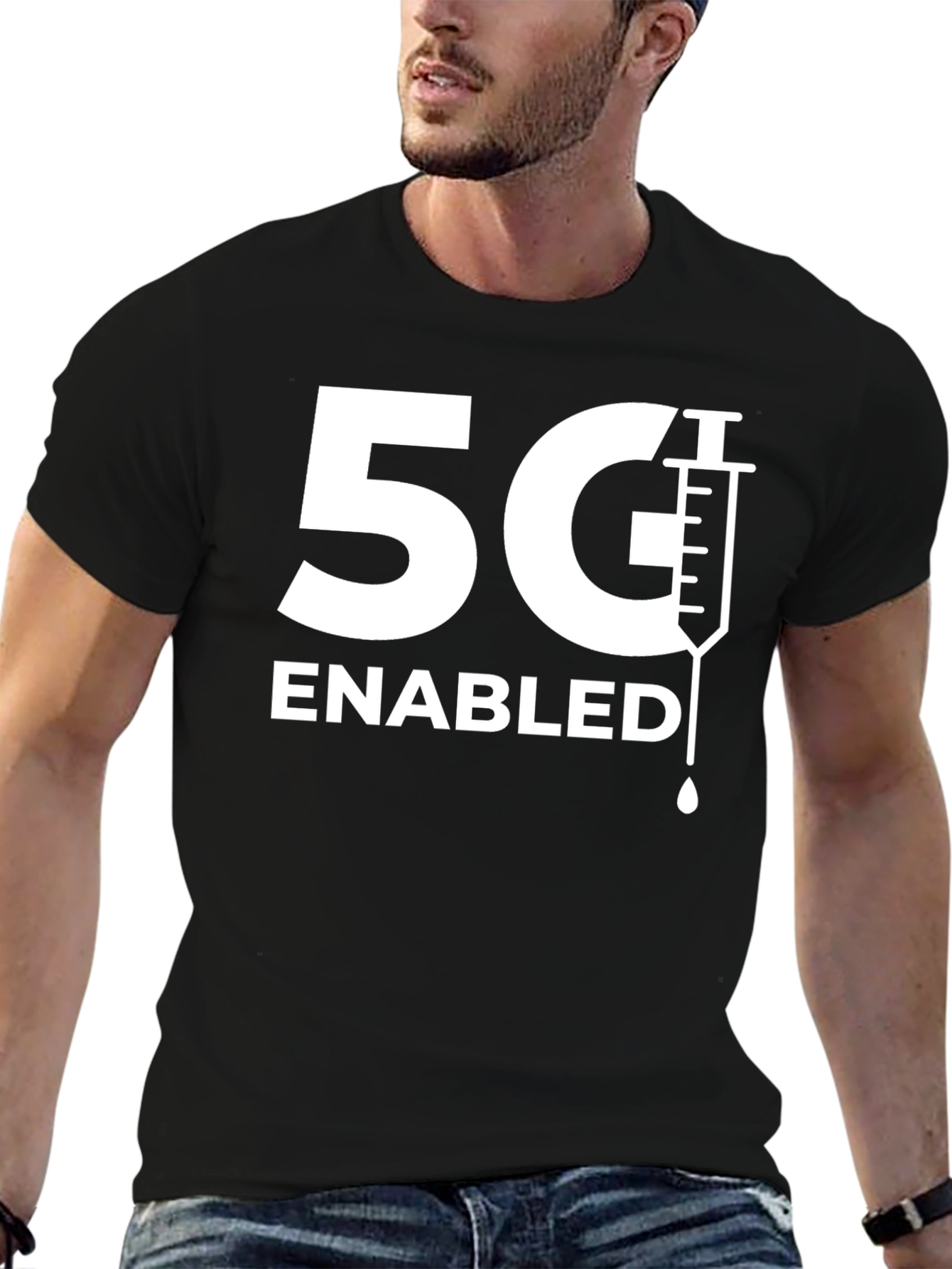 5G Enabled T-Shirt - Funny Vaccination Tee