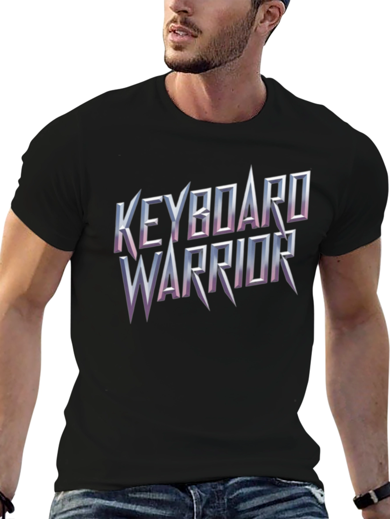 Keyboard Warrior Black T-Shirt