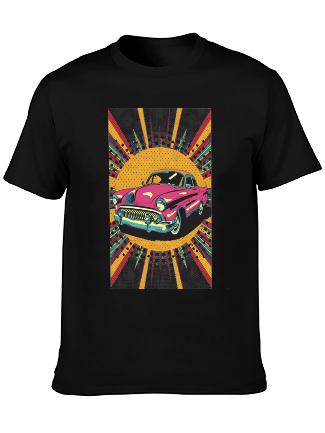 Retro Ride Tee - Classic Car Graphic T-Shirt