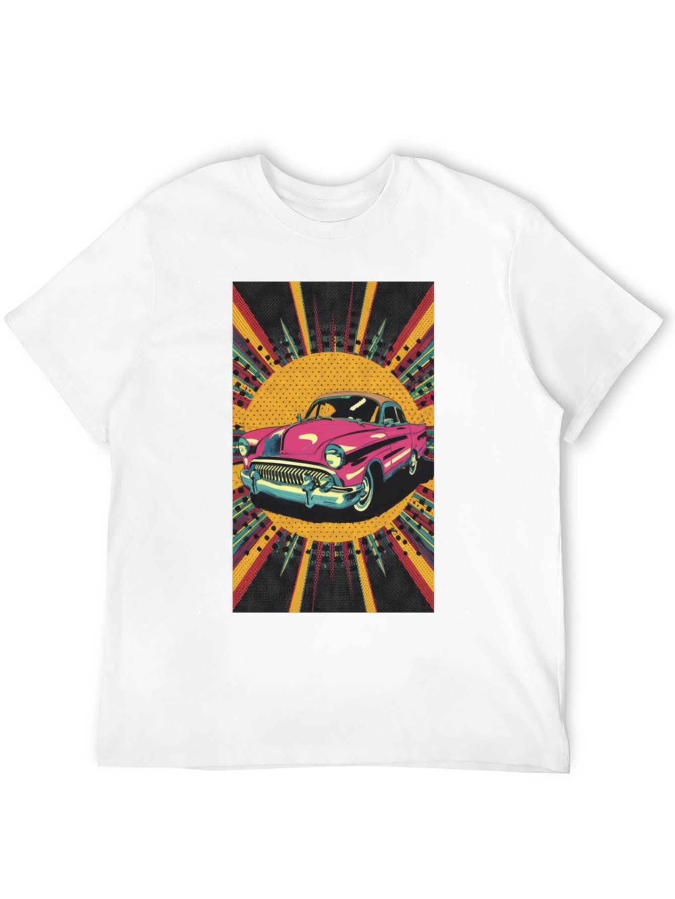 Retro Ride Tee - Classic Car Graphic T-Shirt