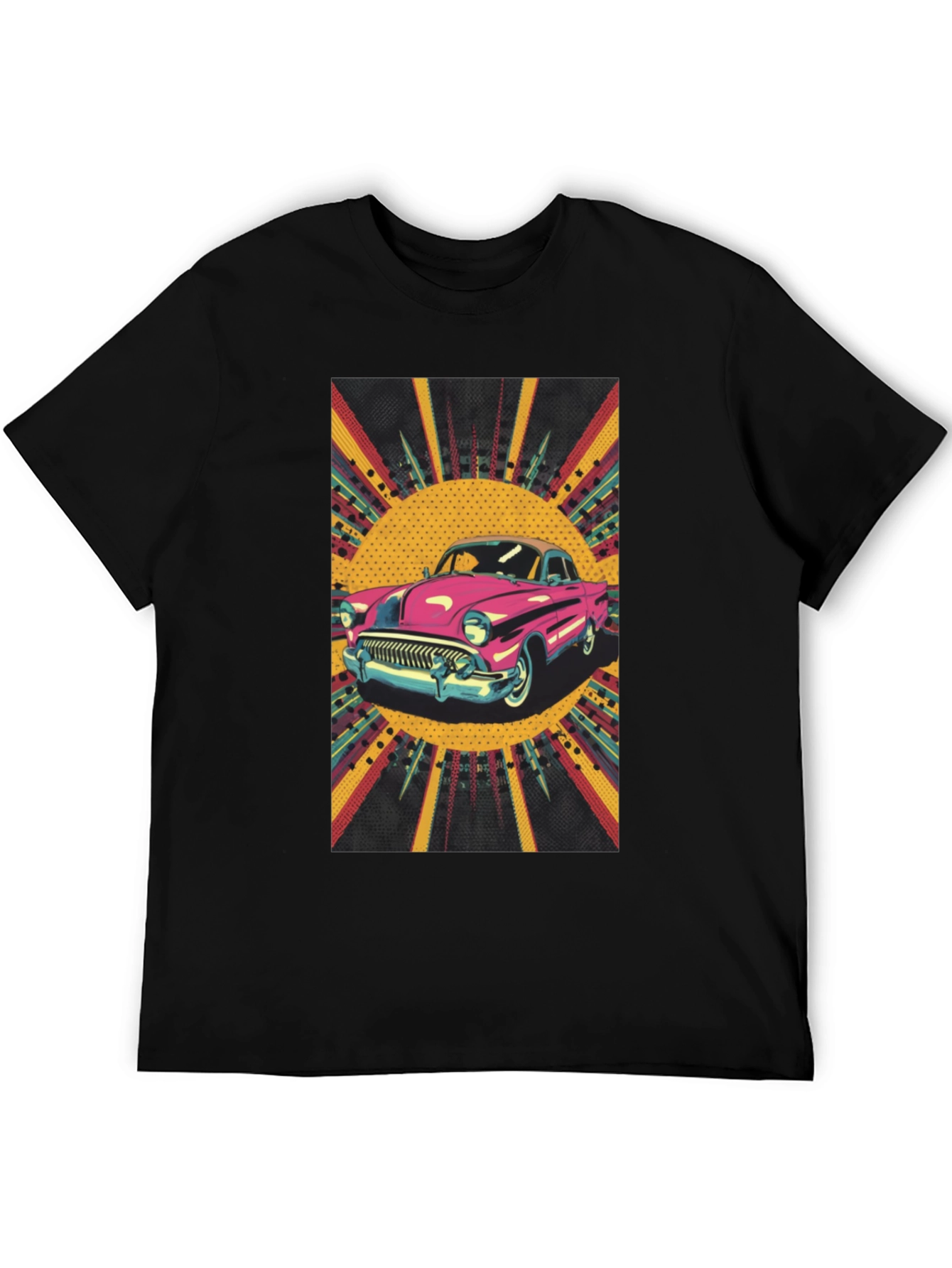 Retro Ride Tee - Classic Car Graphic T-Shirt