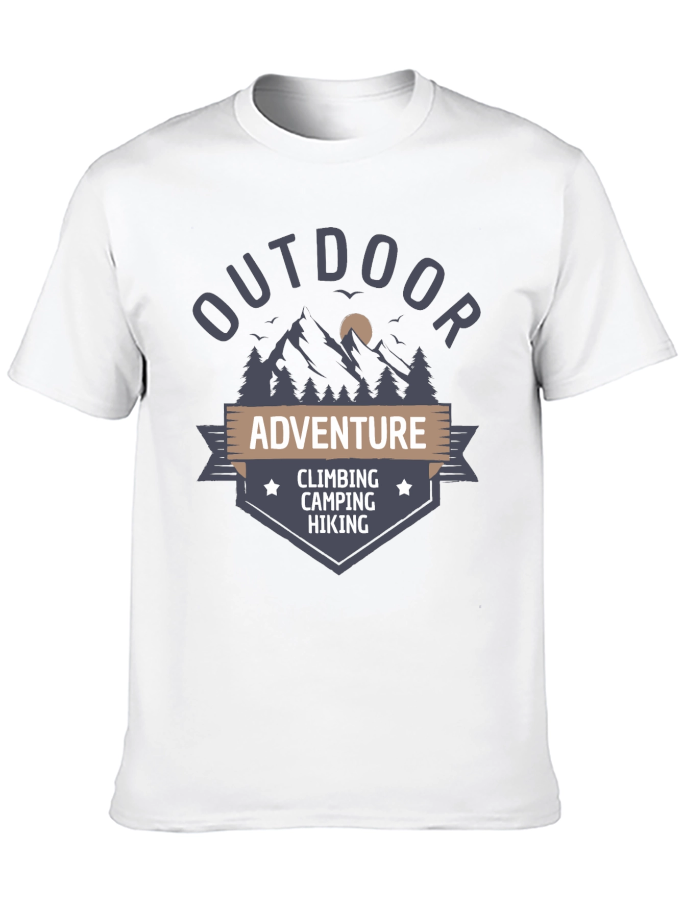 Outdoor Adventure T-Shirt - Climbing Camping Hiking