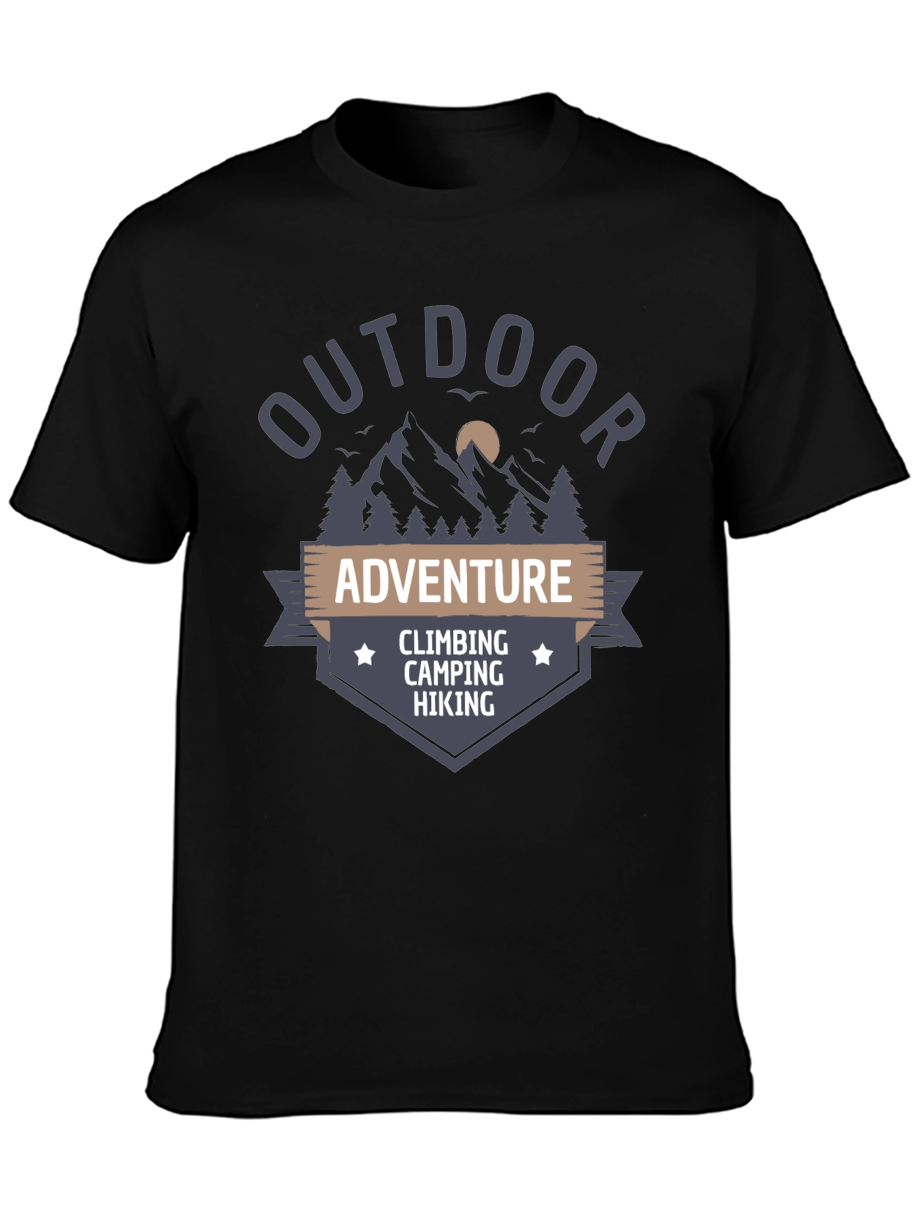 Outdoor Adventure T-Shirt - Climbing Camping Hiking