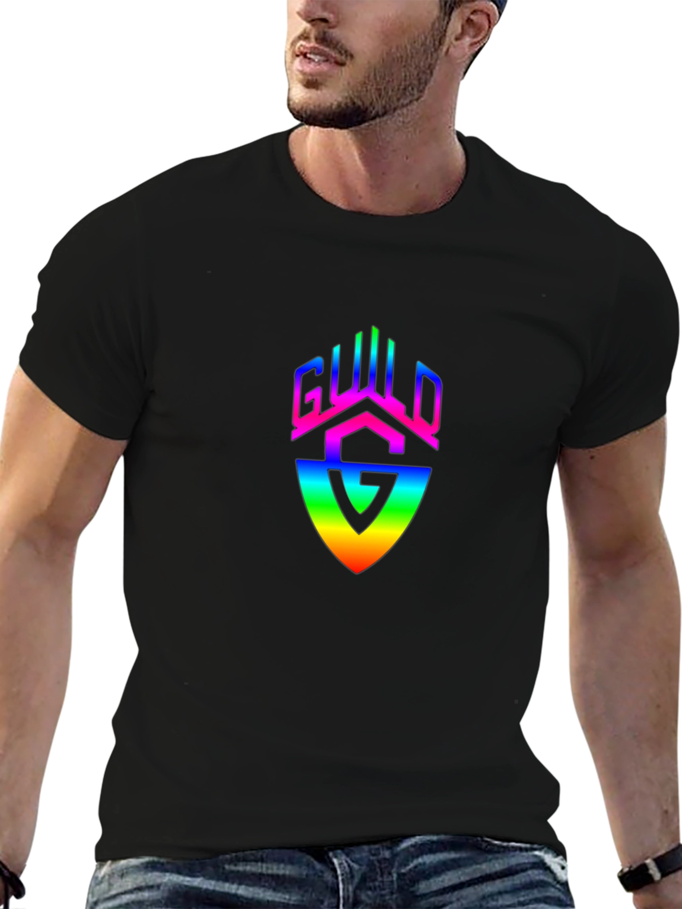 Rainbow Guild Esports Black T-Shirt