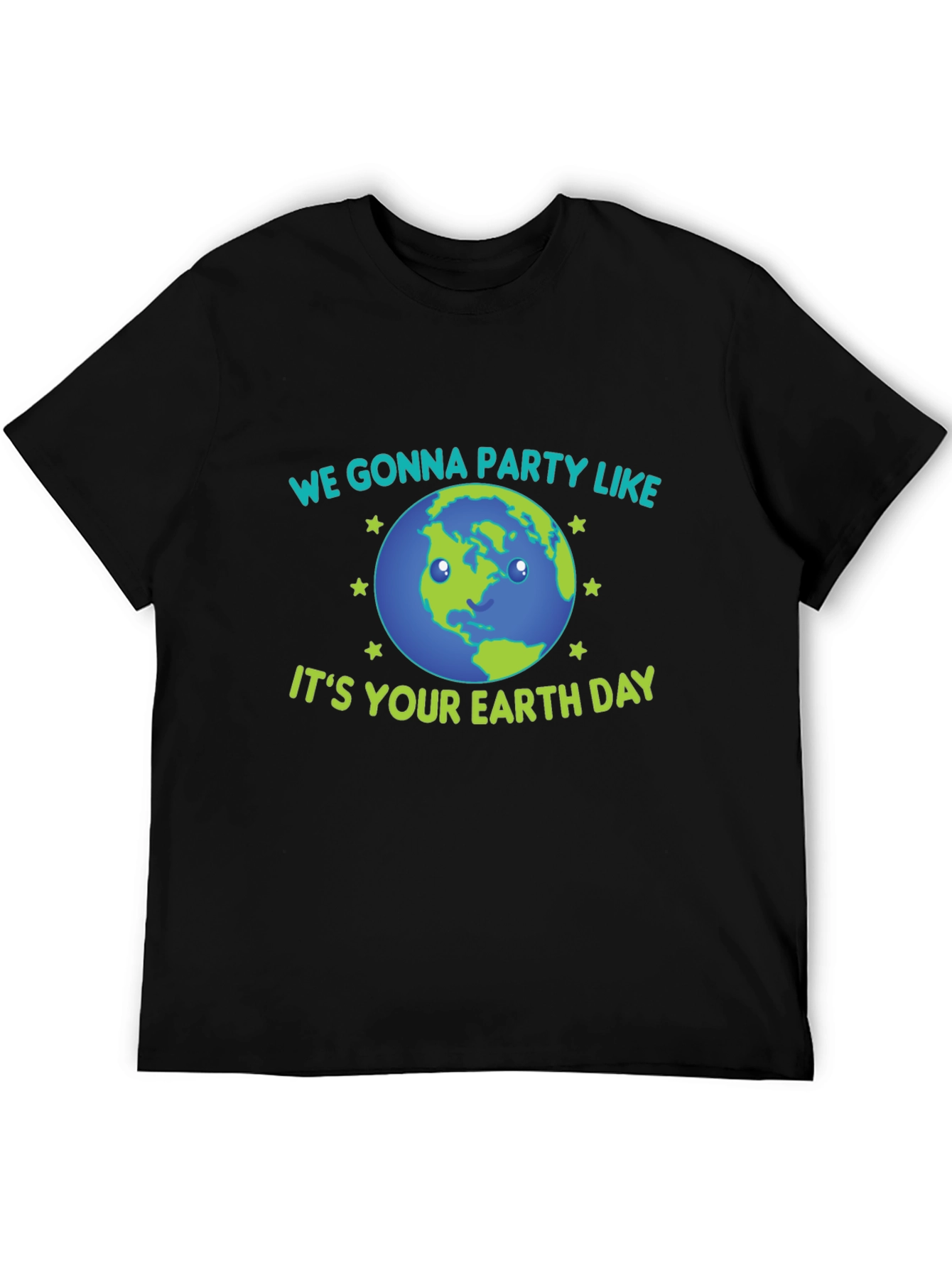 Earth Day Party T-Shirt - Black
