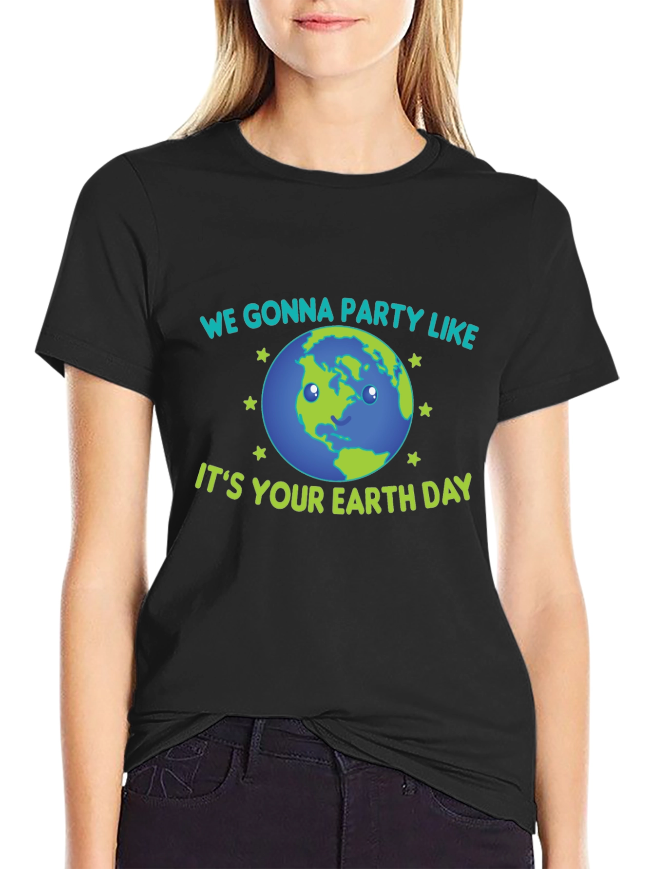 Earth Day Party T-Shirt - Black
