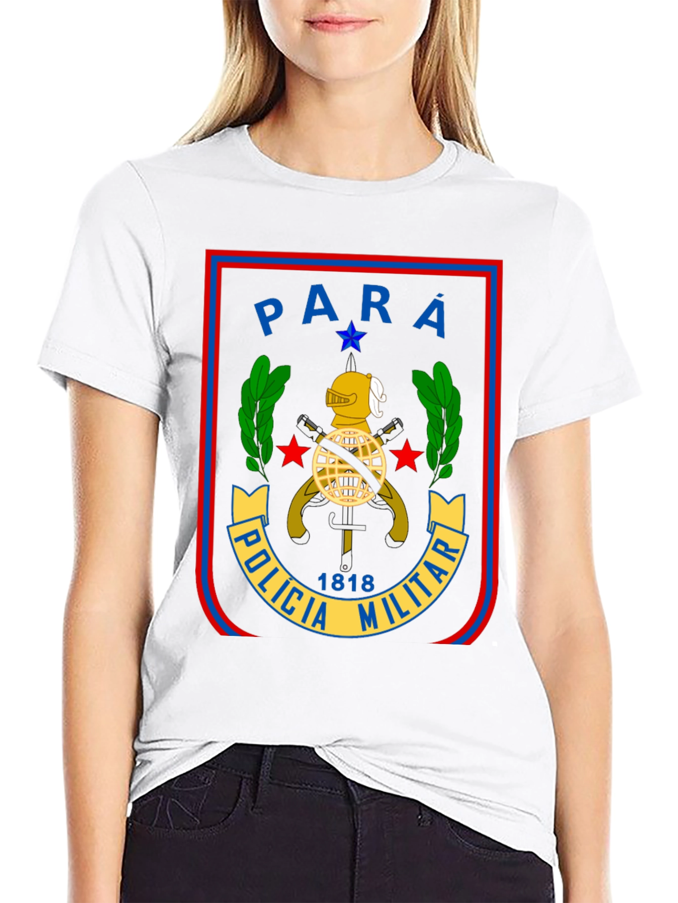 Para Policia Militar T-Shirt - Black Cotton Tee