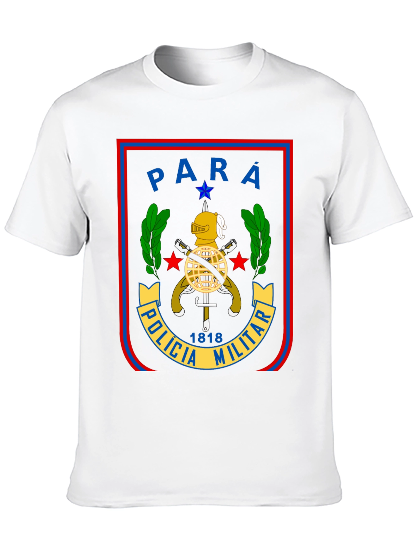 Para Policia Militar T-Shirt - Black Cotton Tee