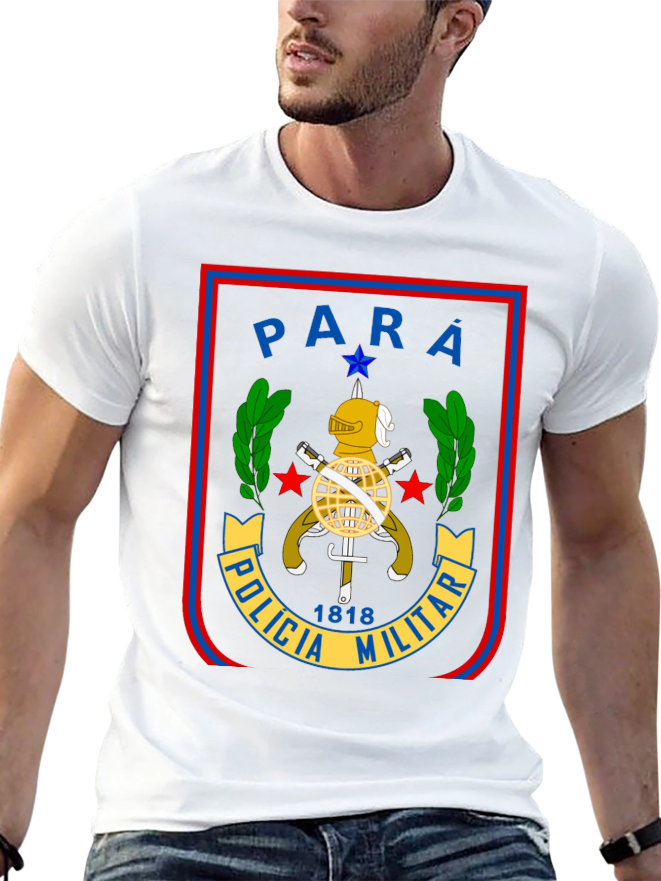 Para Policia Militar T-Shirt - Black Cotton Tee