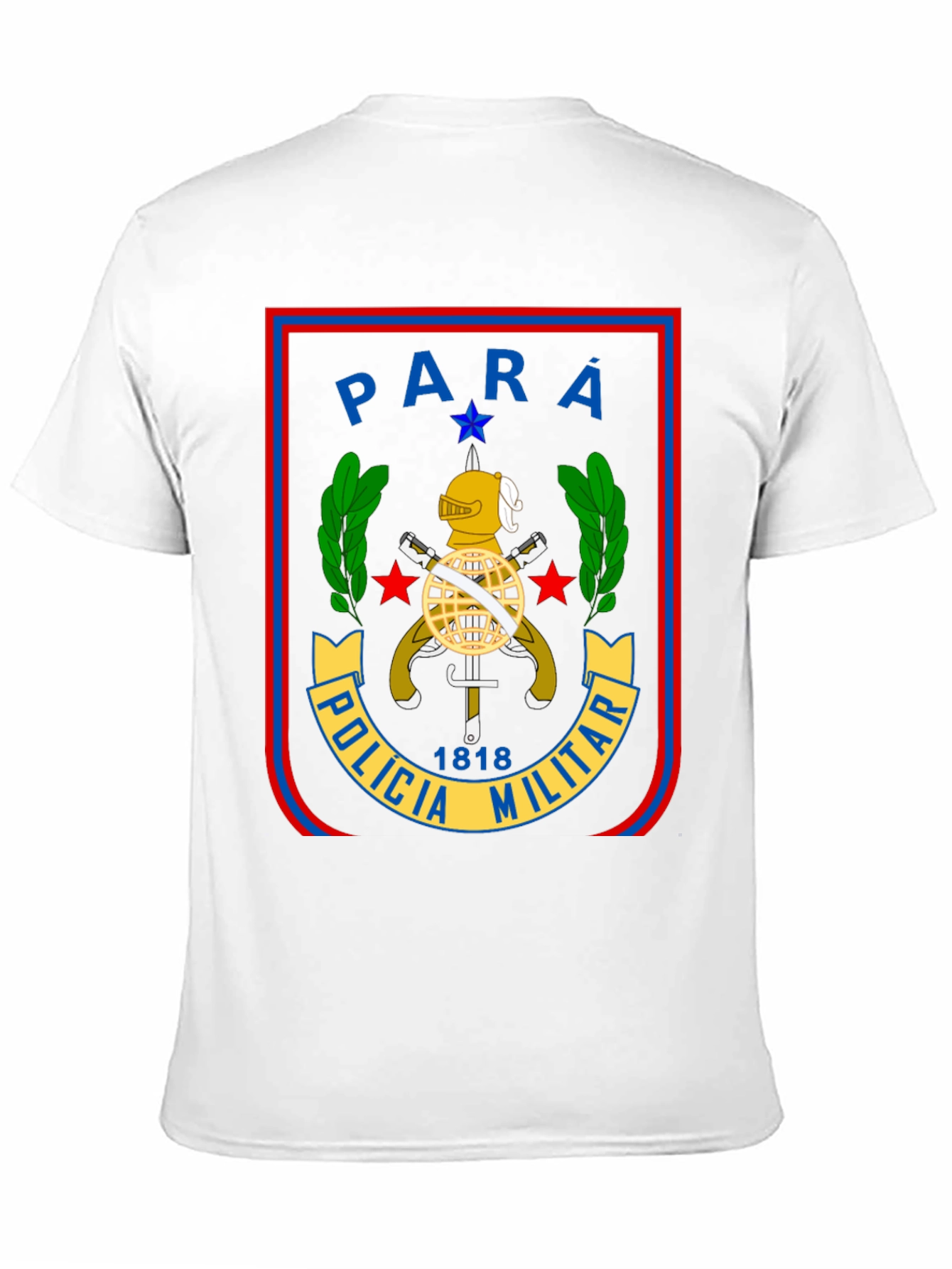 Para Policia Militar T-Shirt - Black Cotton Tee