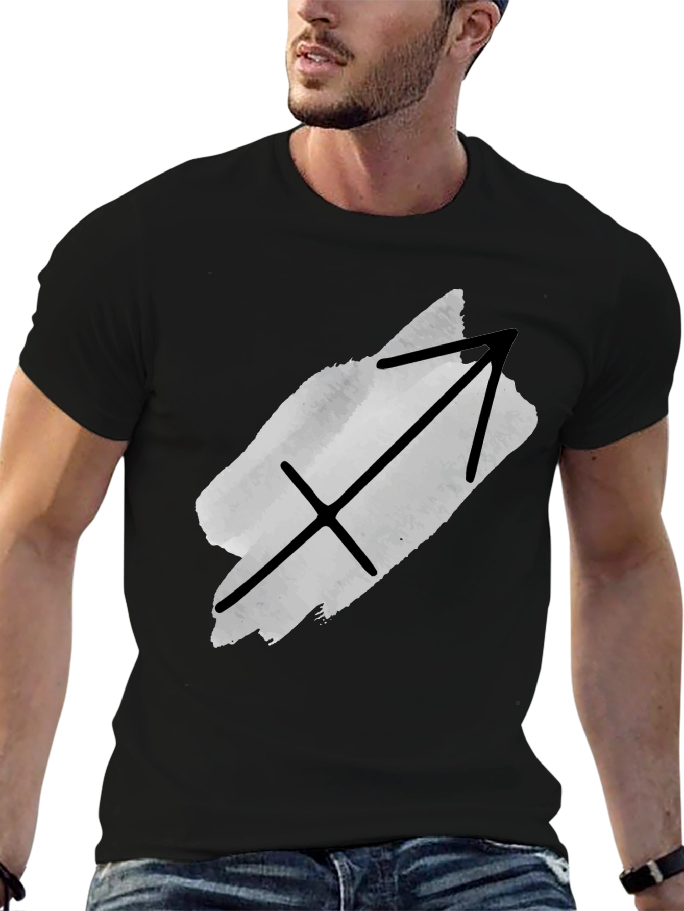Sagittarius Zodiac T-Shirt - Black Tee