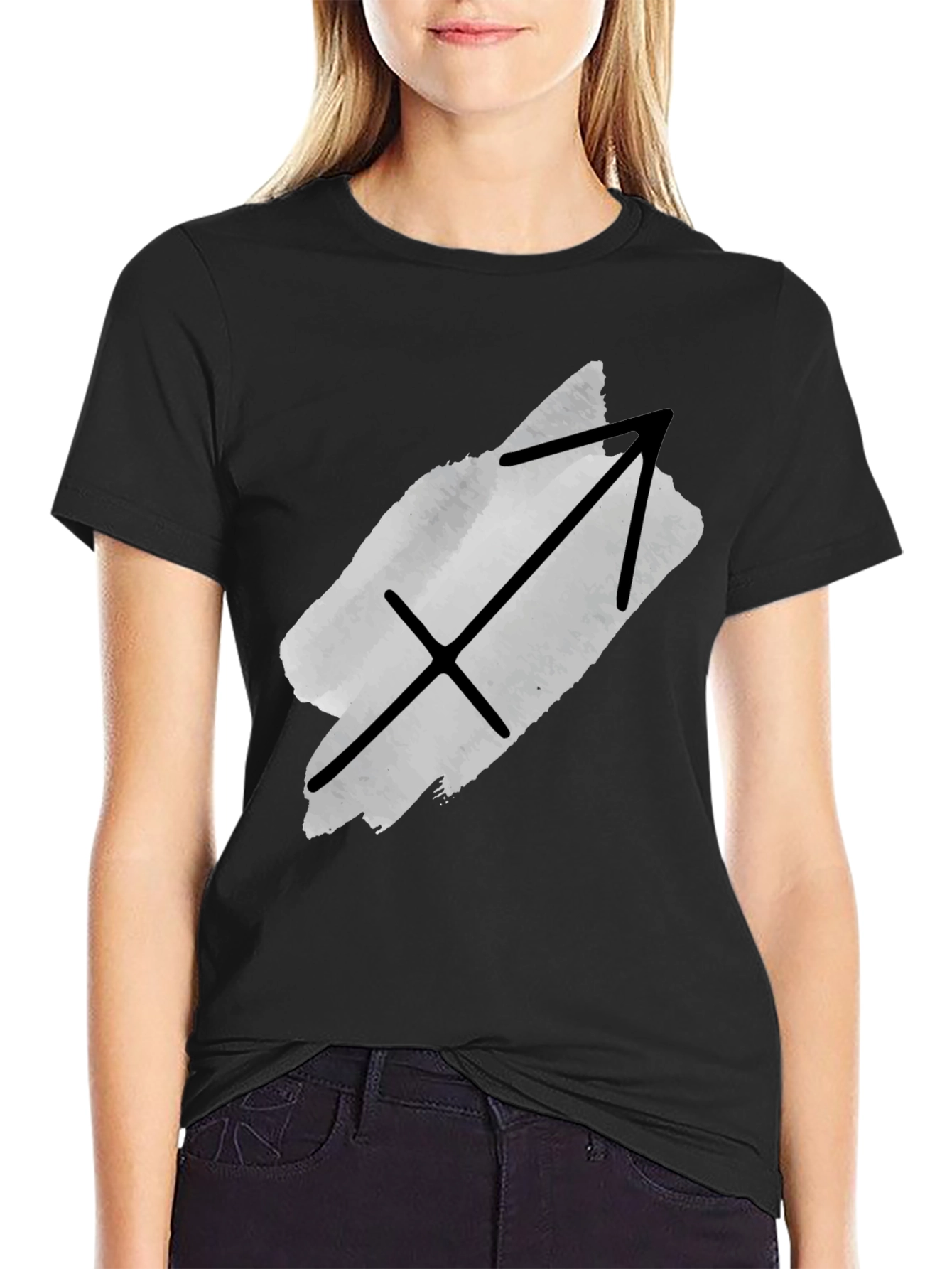 Sagittarius Zodiac T-Shirt - Black Tee