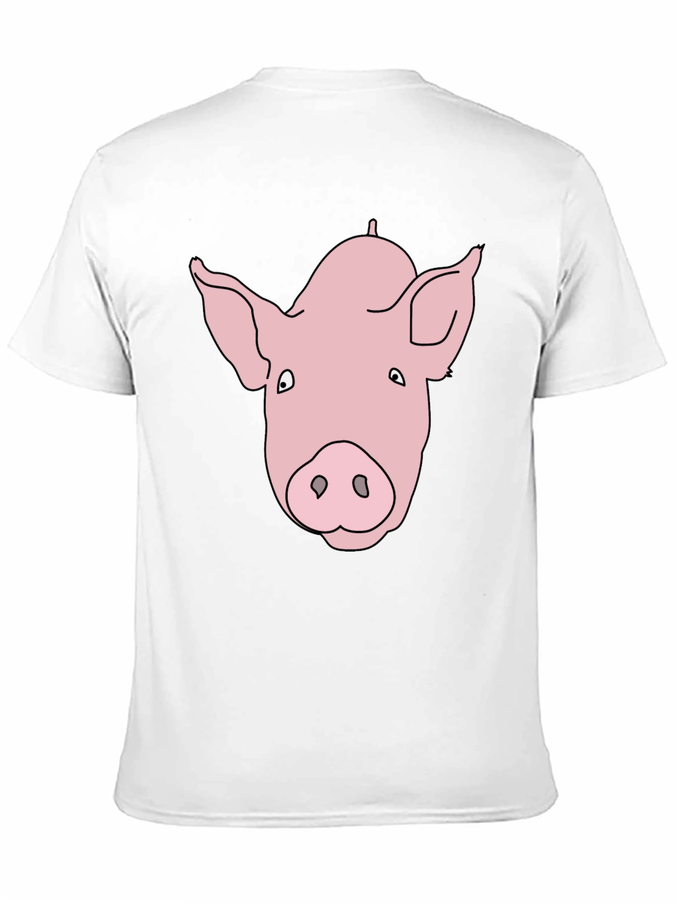 Pig Face Graphic Black Tee