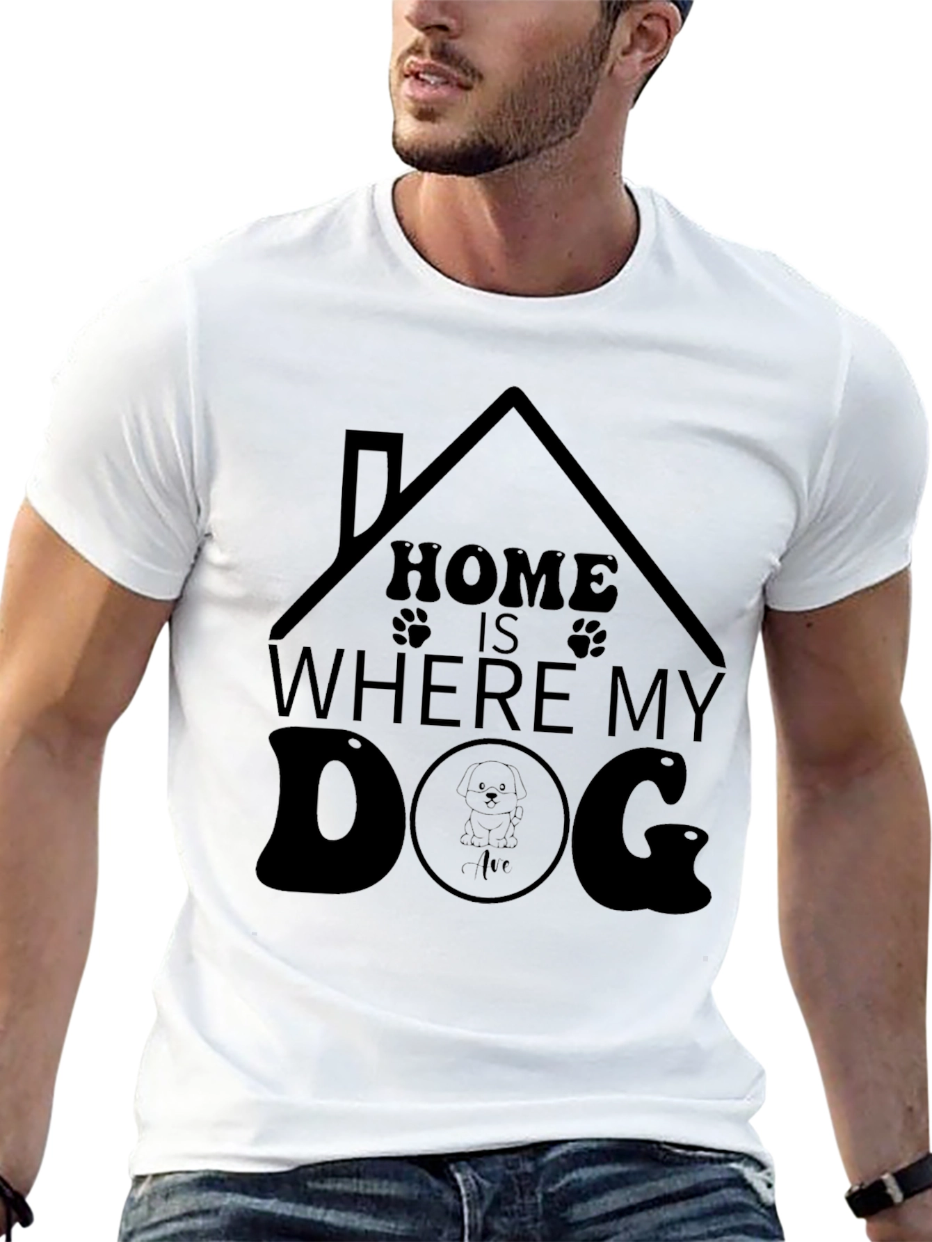 Home Is Where My Dog T-Shirt