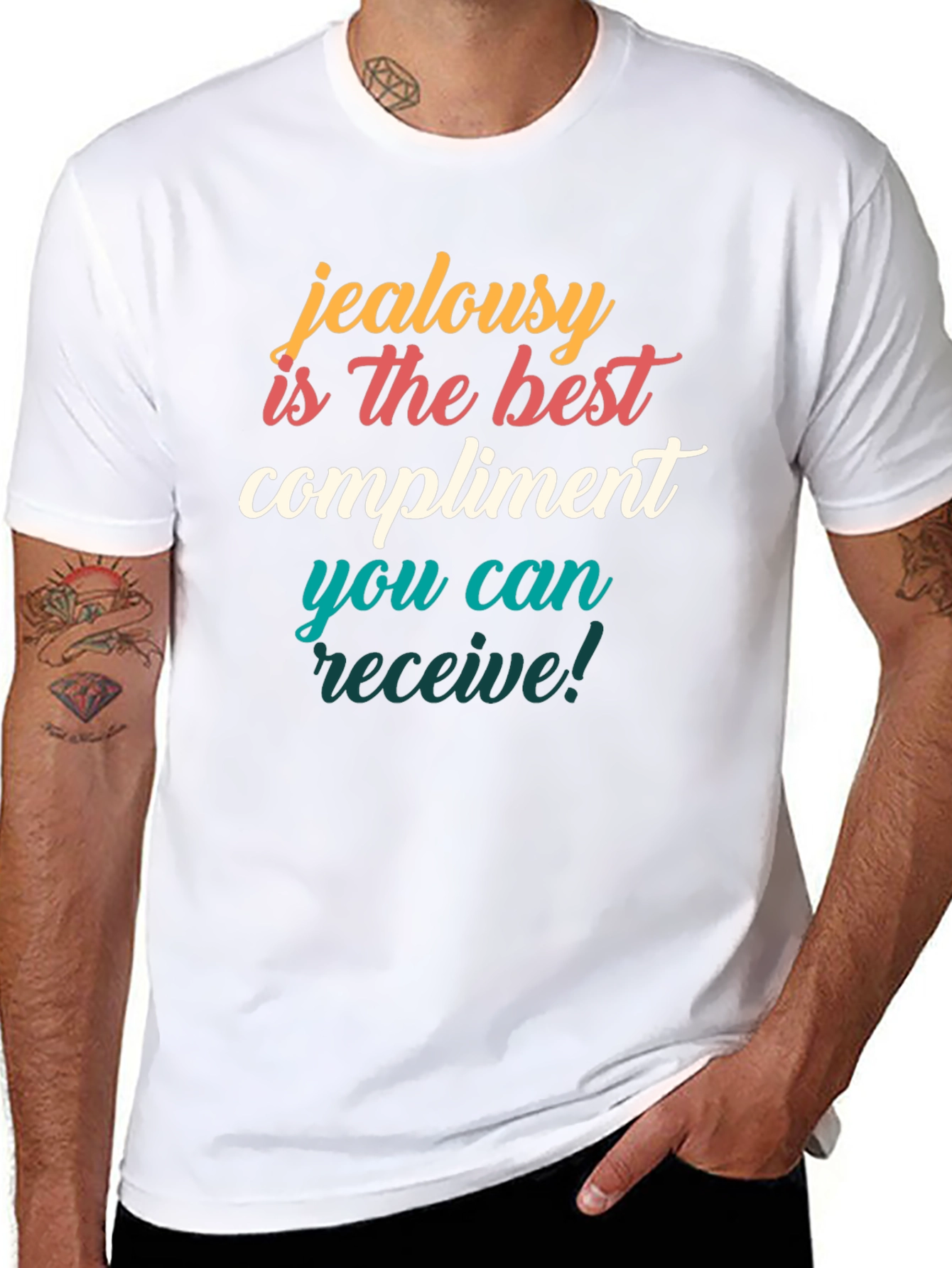 Jealousy Compliment Graphic T-Shirt