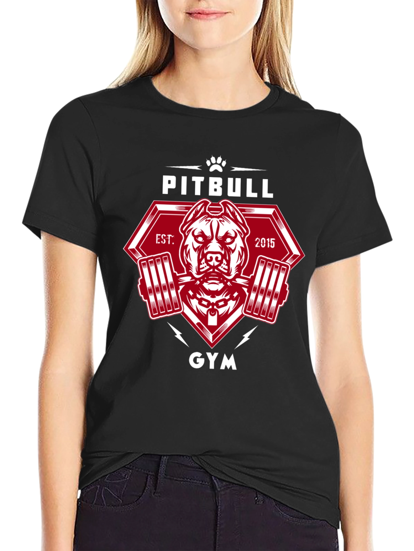 Pitbull Gym Black T-Shirt