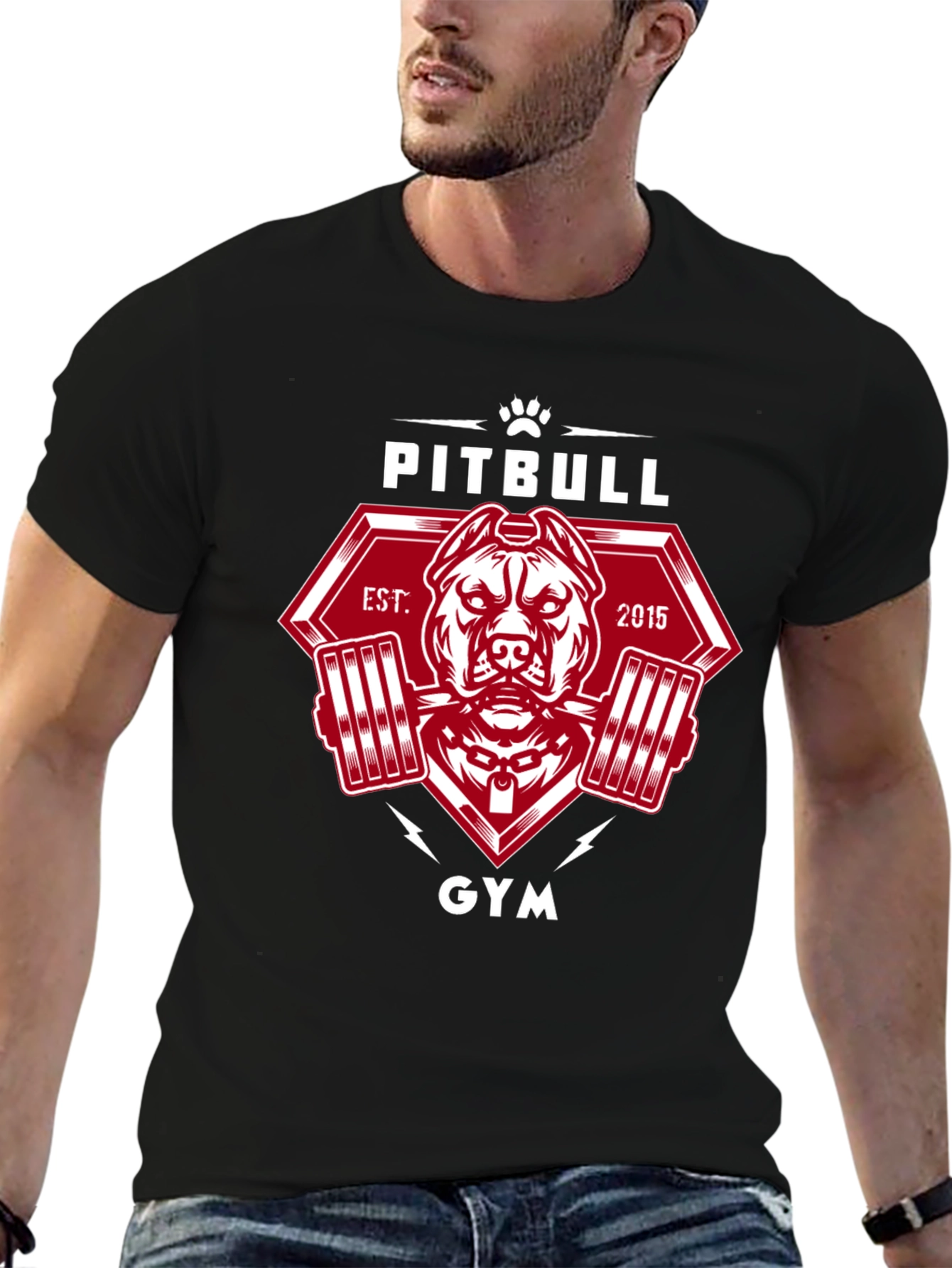 Pitbull Gym Black T-Shirt