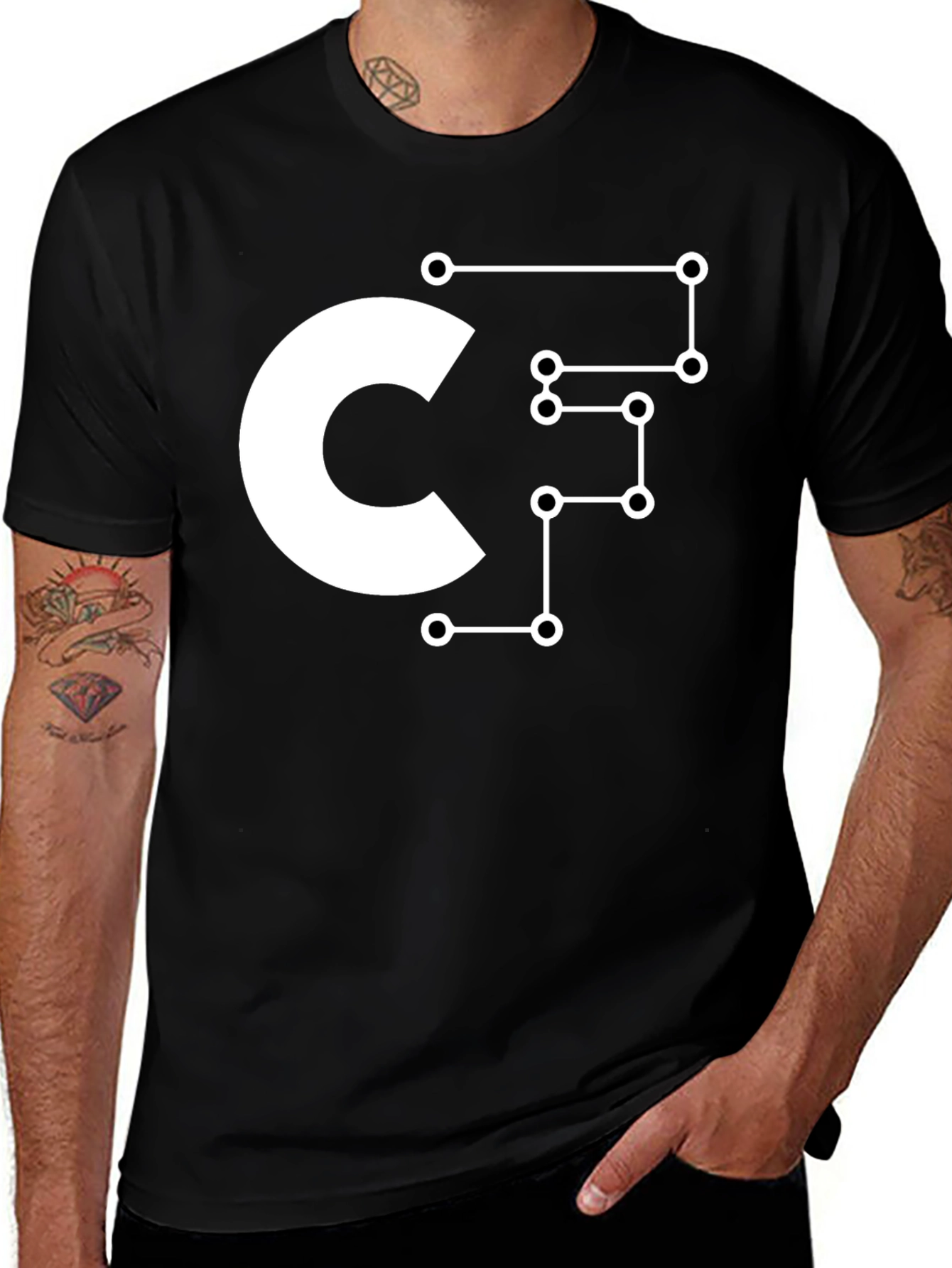 C++ Developer Black Tee - Coding & Tech Style