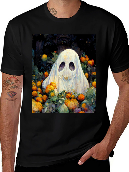 Ghostly Pumpkin Patch Graphic Tee