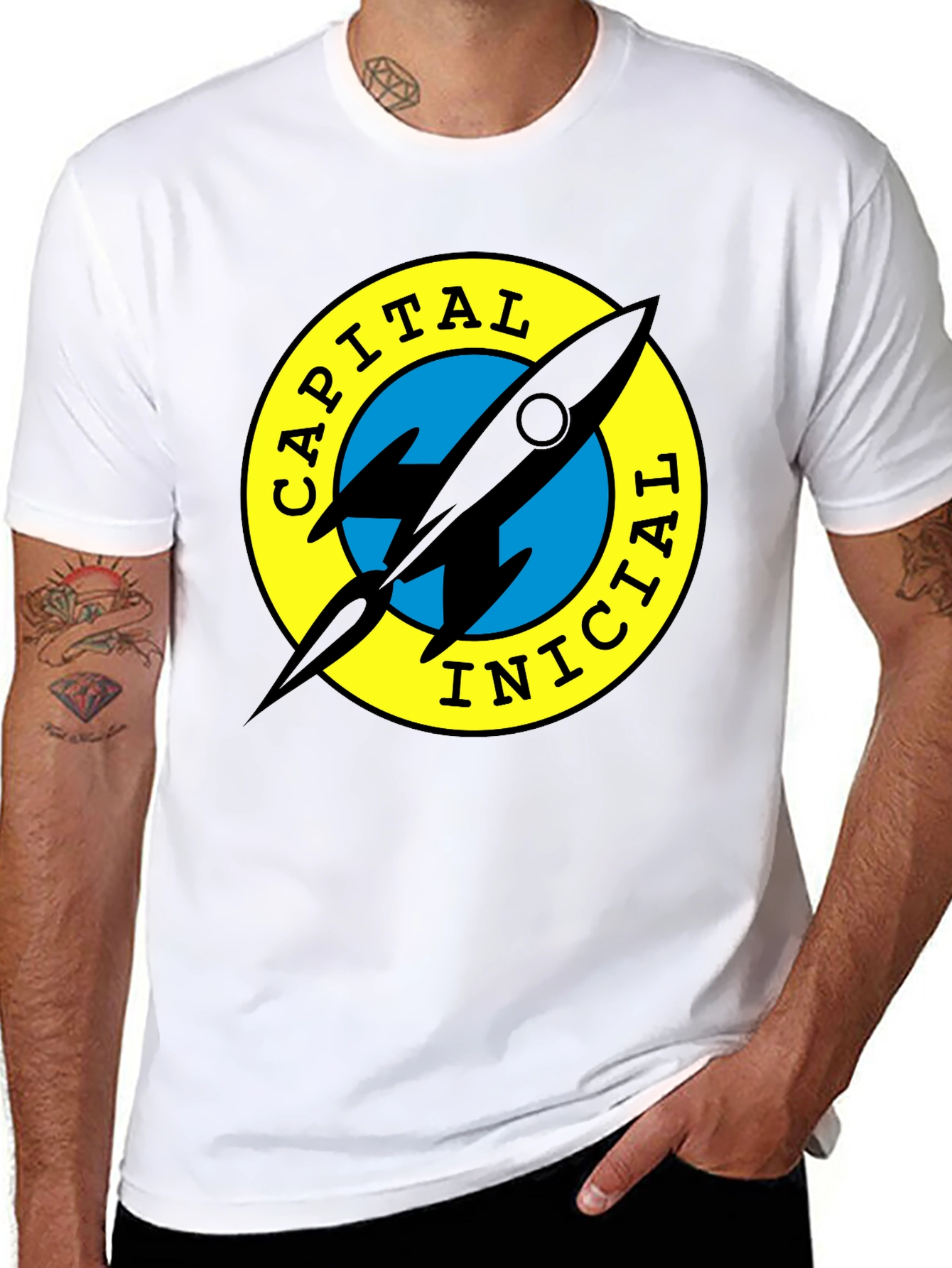 Capital Inicial Rocket T-Shirt Black