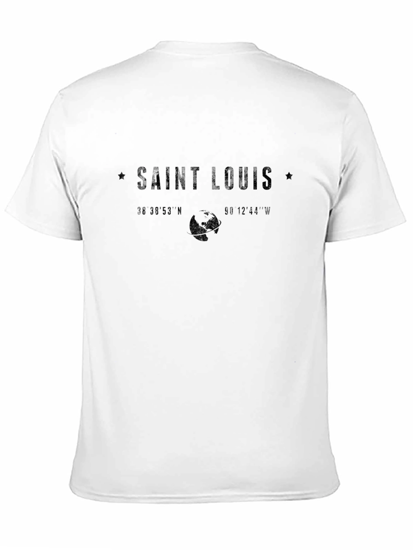 Saint Louis Coordinates Graphic T-Shirt