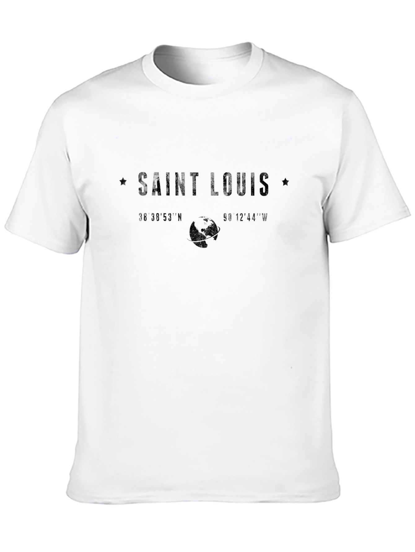 Saint Louis Coordinates Graphic T-Shirt
