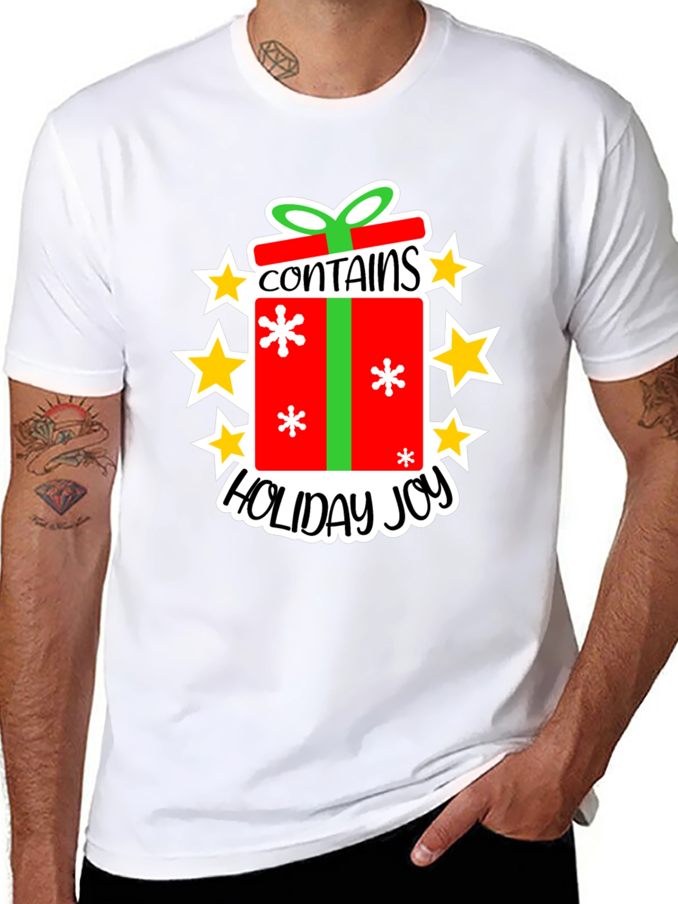 Holiday Joy Gift Graphic Tee