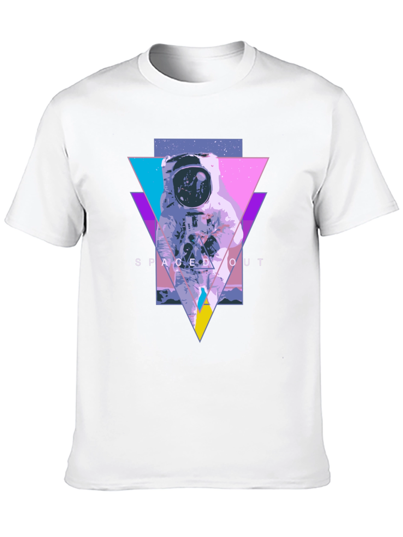Spaced Out Astronaut Graphic Tee - Black