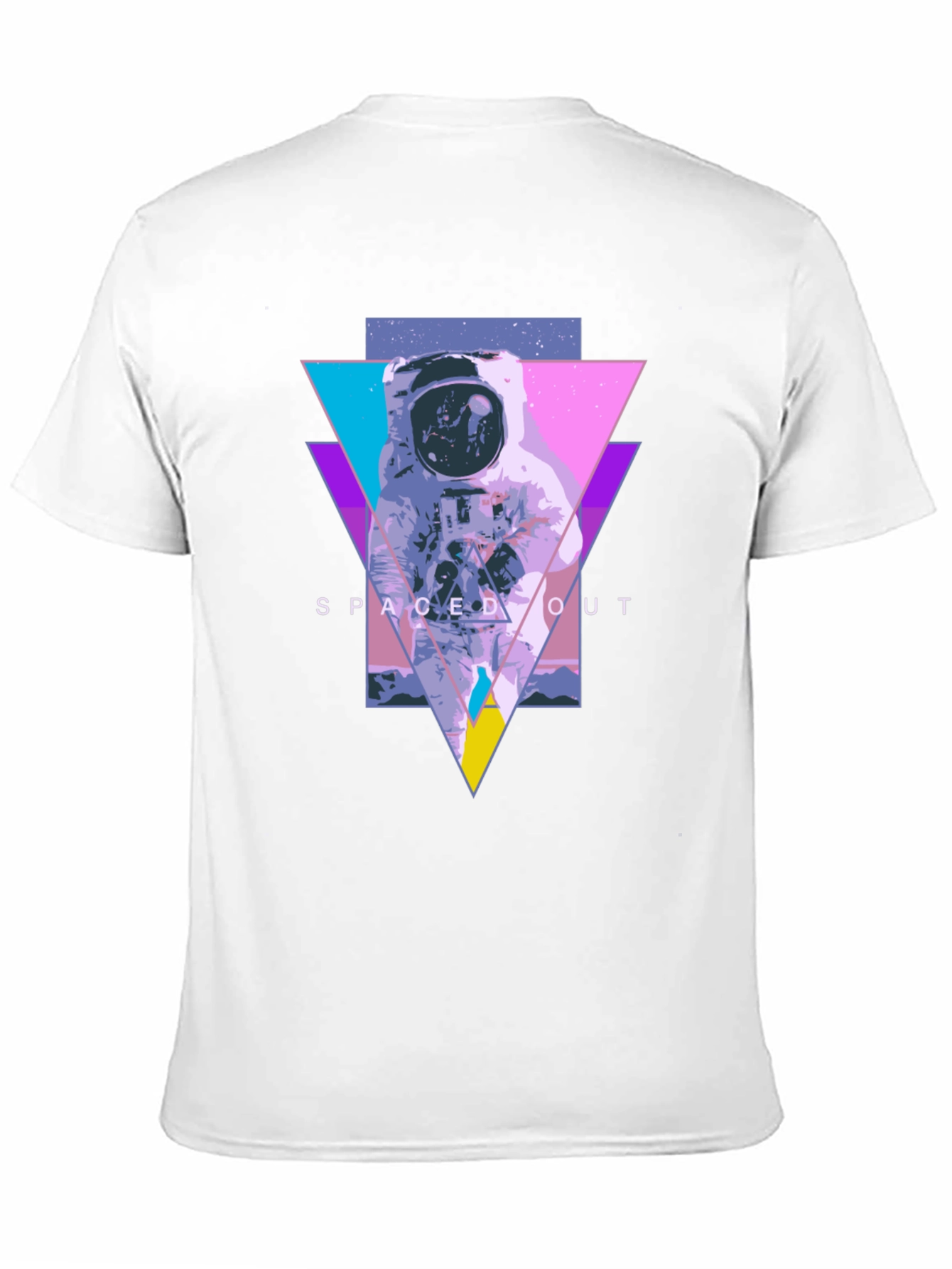 Spaced Out Astronaut Graphic Tee - Black