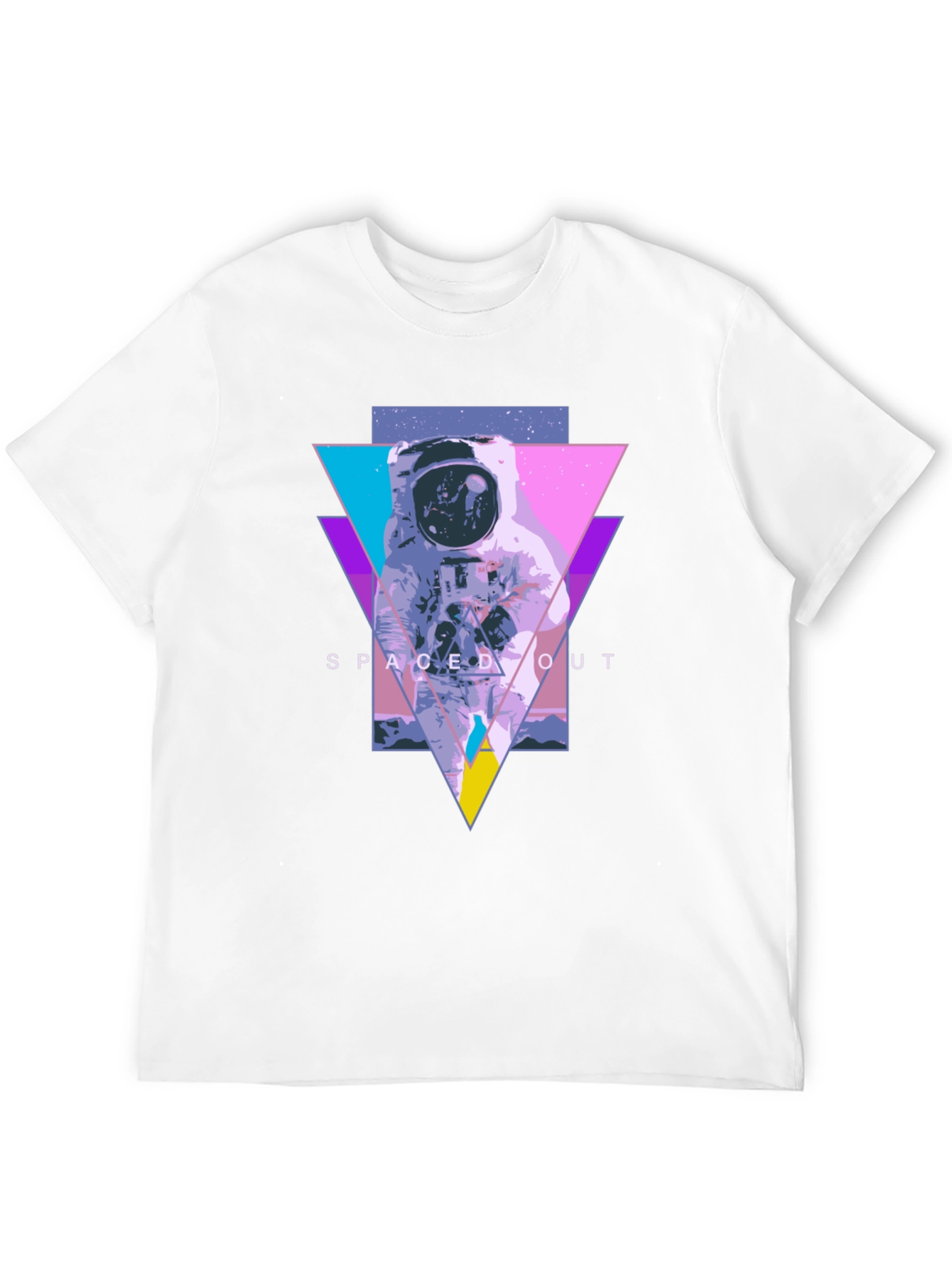 Spaced Out Astronaut Graphic Tee - Black