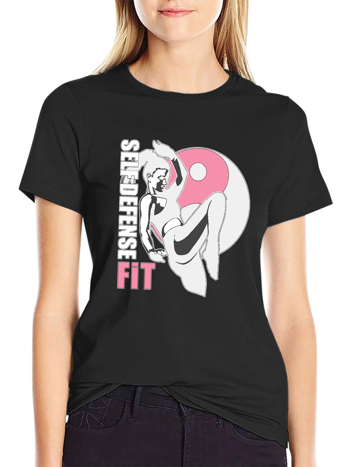 Self Defense Fit Black T-Shirt