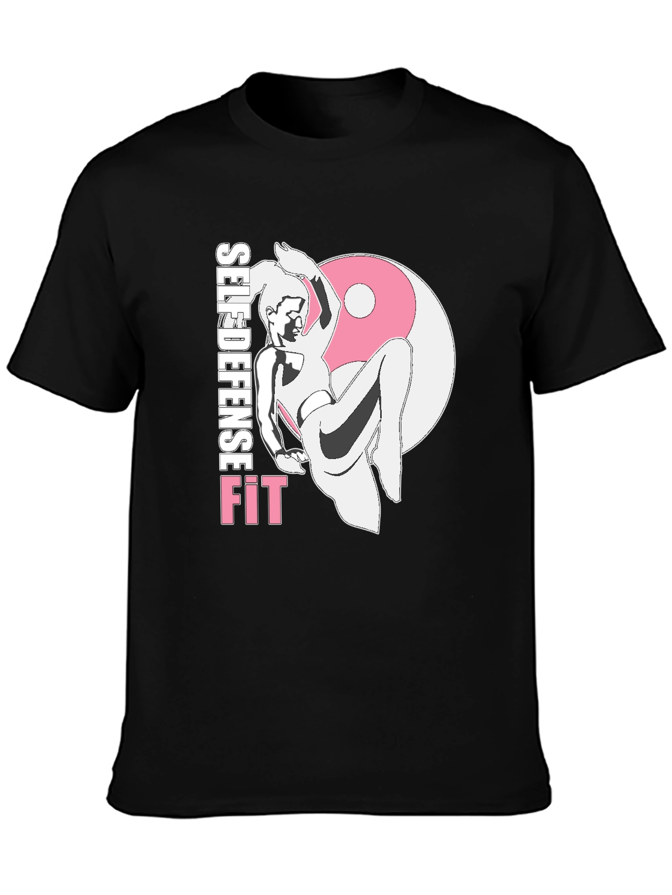 Self Defense Fit Black T-Shirt