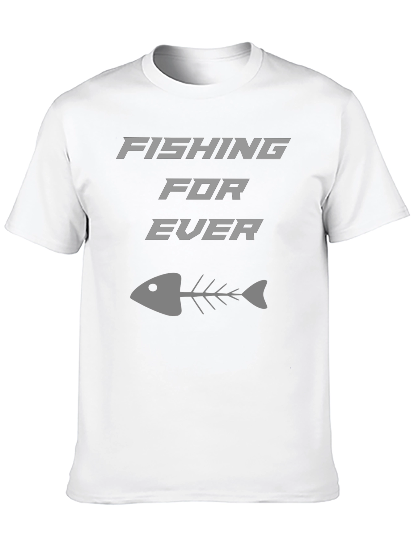 Fishing For Ever T-Shirt - Casual Graphic Tee