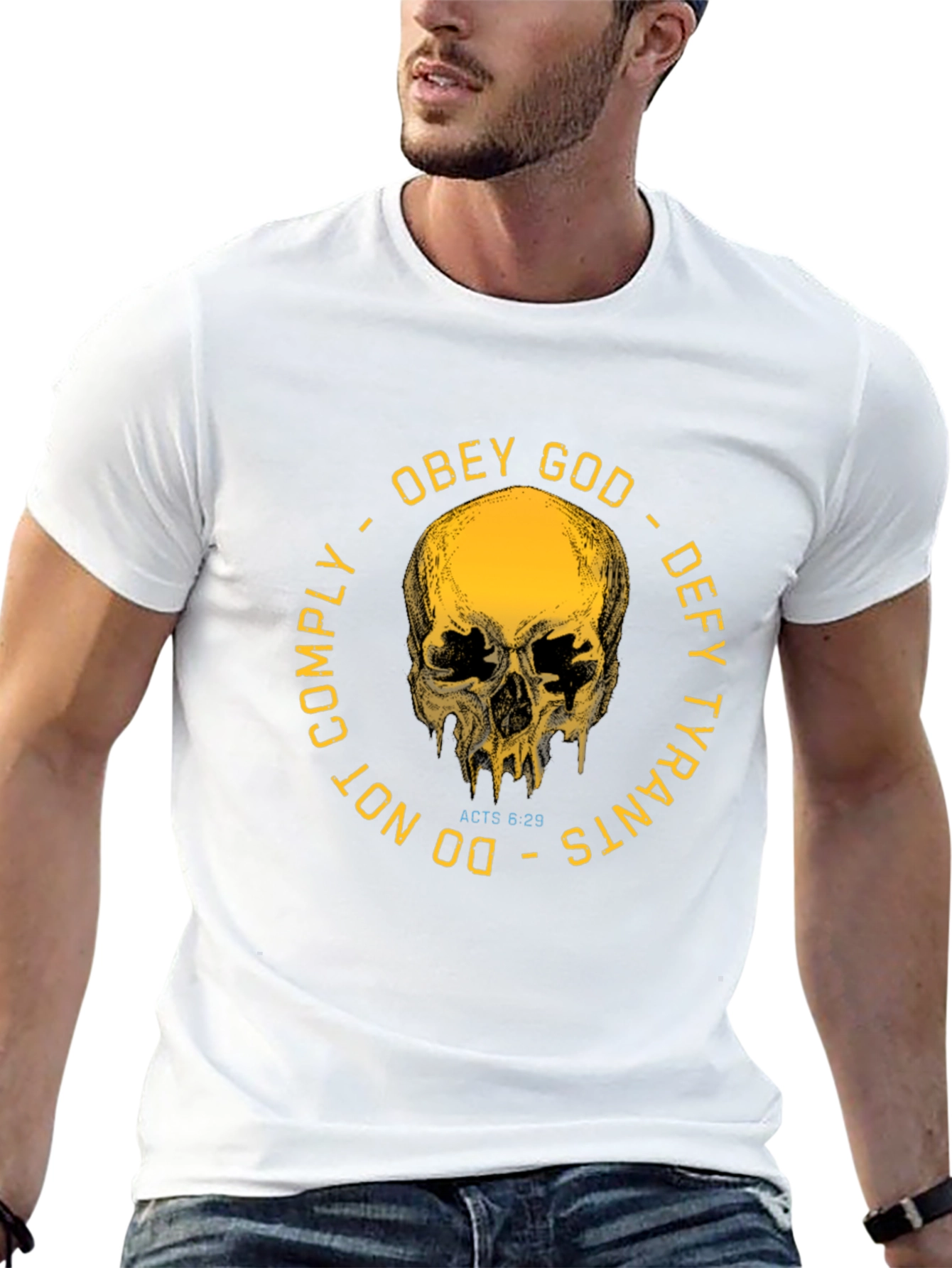 Obey God Defy Tyrants Graphic T-Shirt