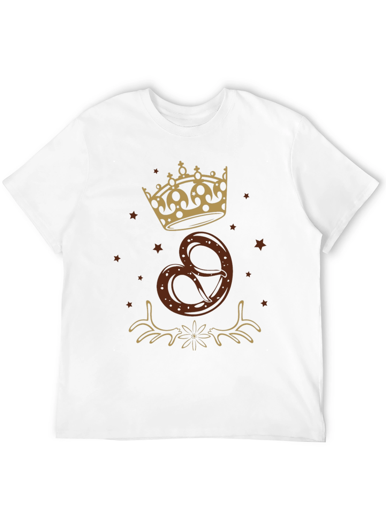 Oktoberfest Pretzel Crown Graphic T-Shirt