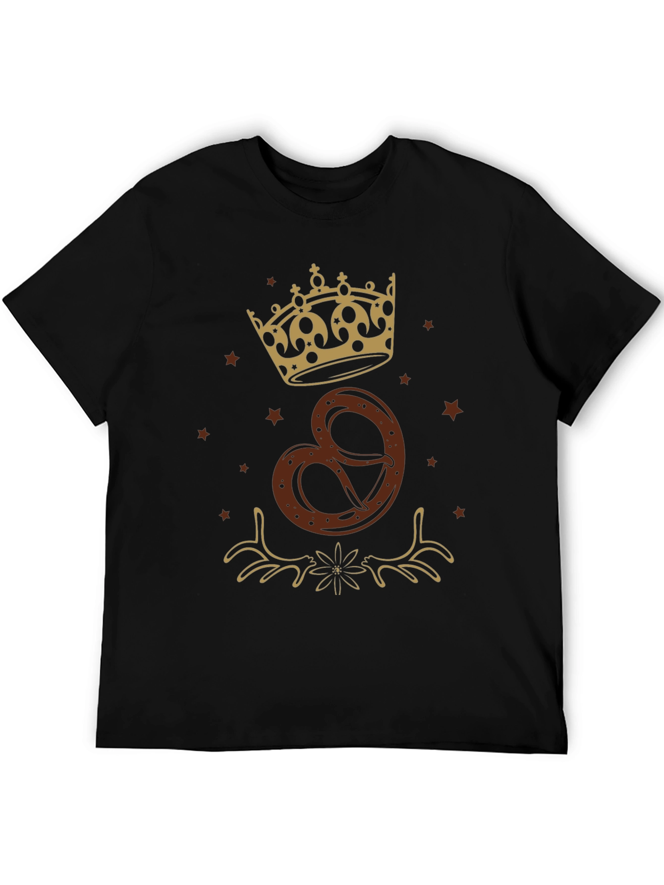 Oktoberfest Pretzel Crown Graphic T-Shirt