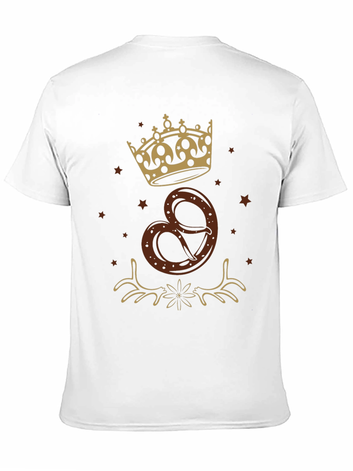 Oktoberfest Pretzel Crown Graphic T-Shirt