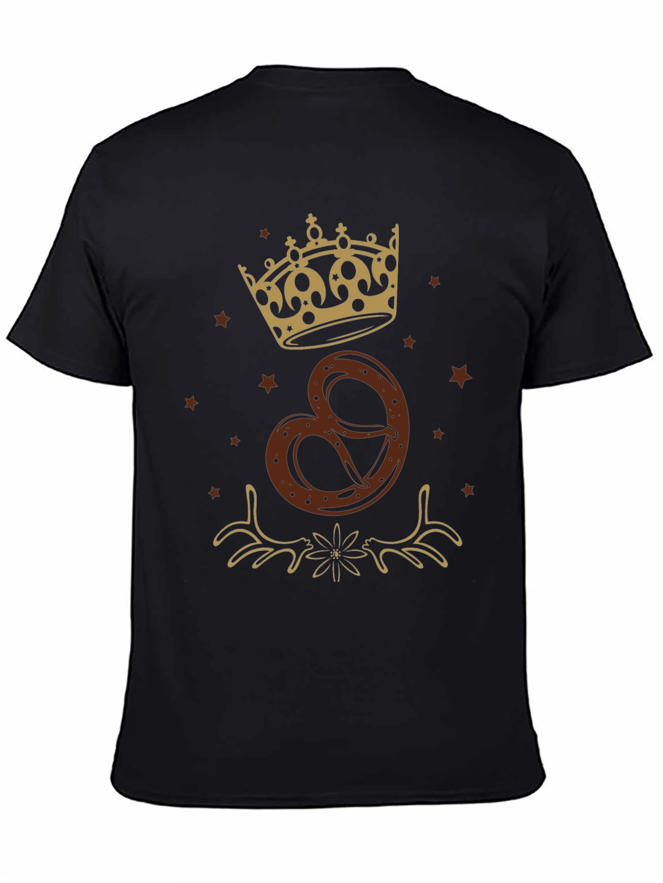 Oktoberfest Pretzel Crown Graphic T-Shirt