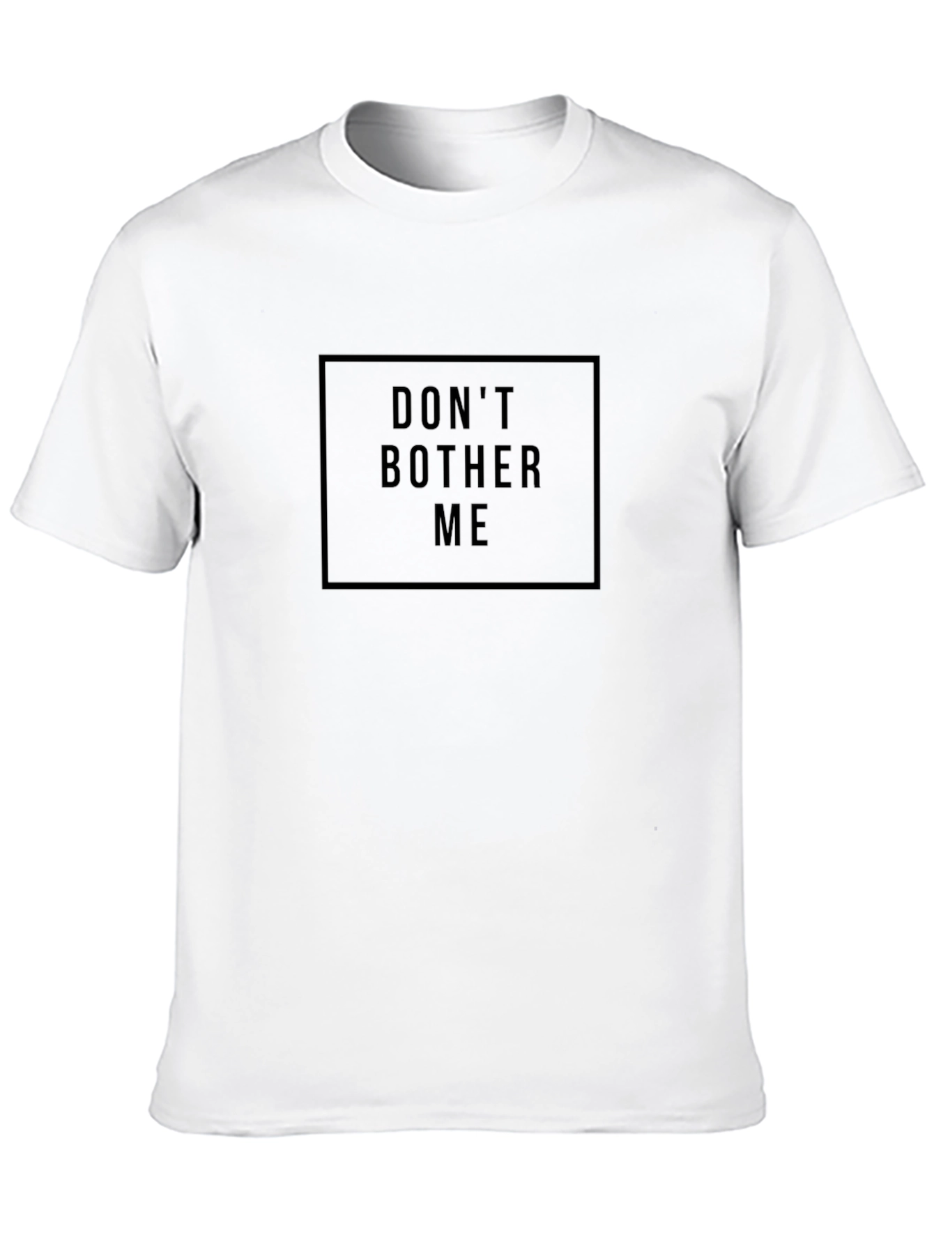 Dont Bother Me Black Graphic Tee - Mens