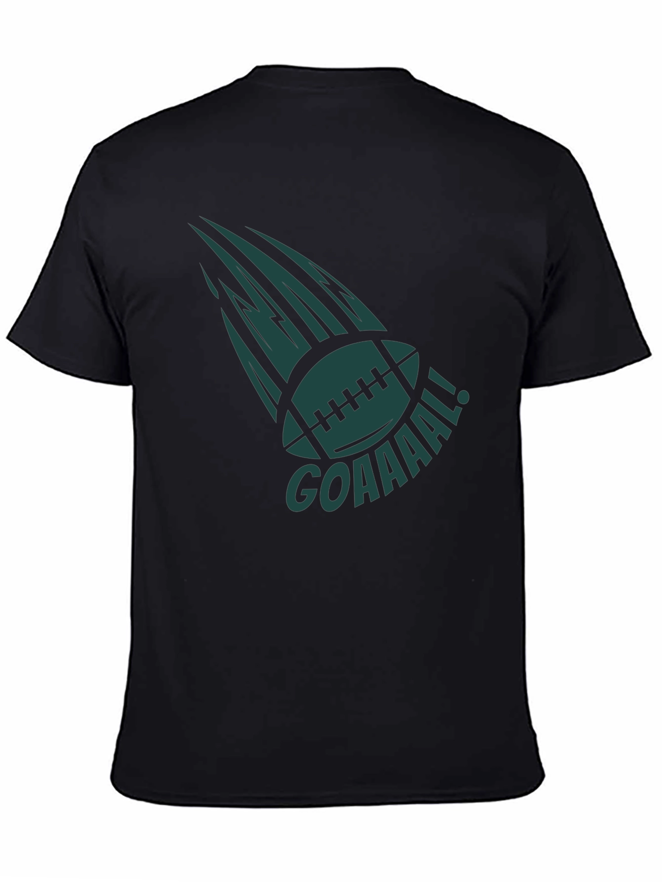 GOAAAAL! Football Graphic Tee - Black