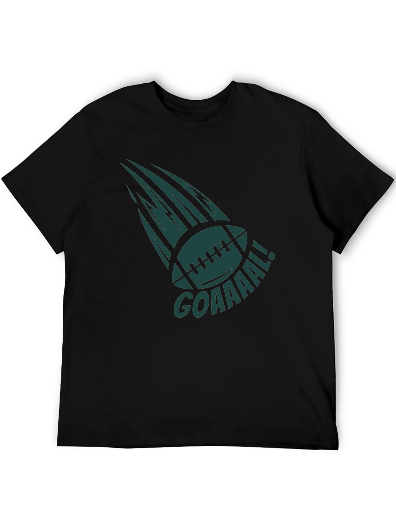 GOAAAAL! Football Graphic Tee - Black