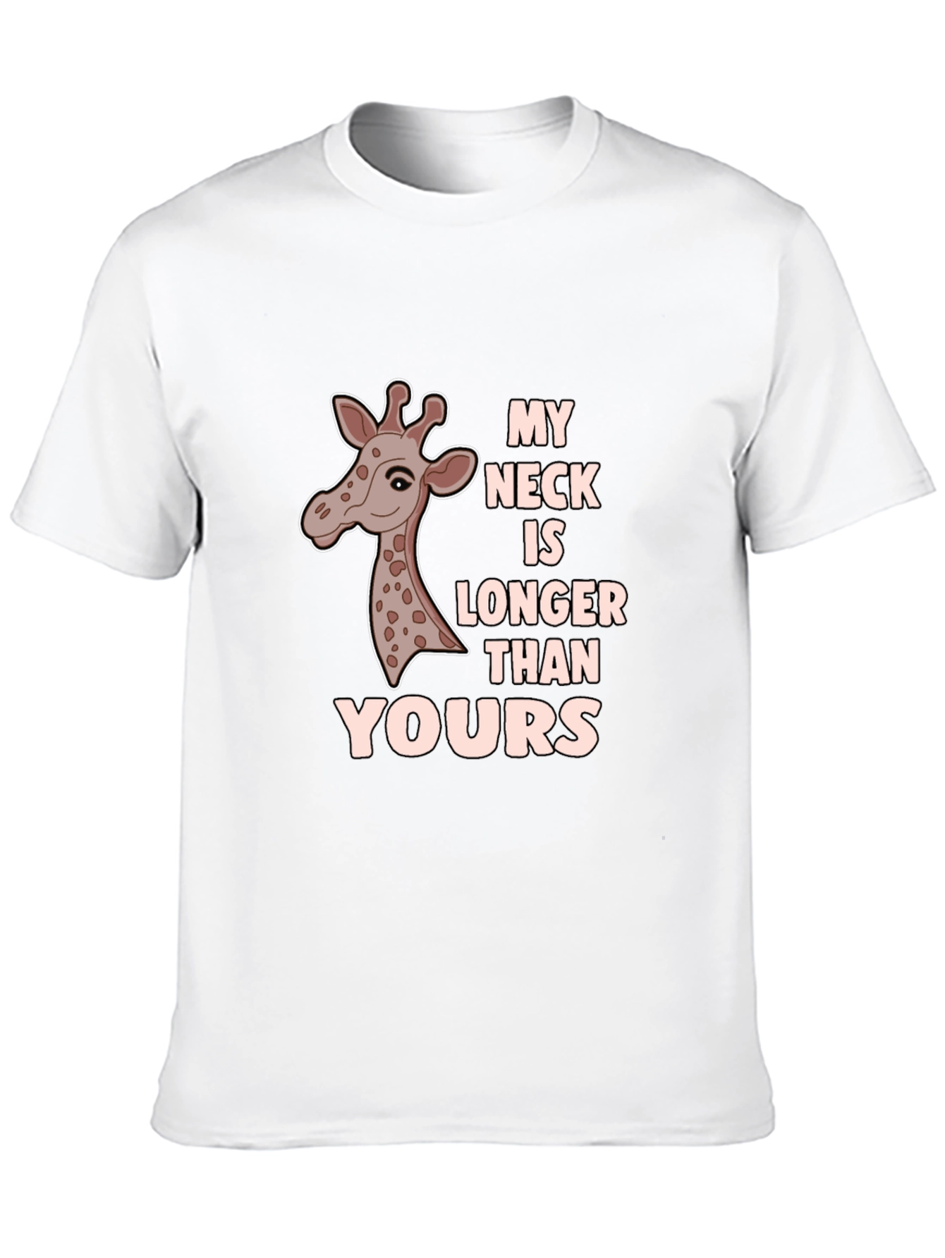Funny Giraffe T-Shirt - My Neck Is Longer