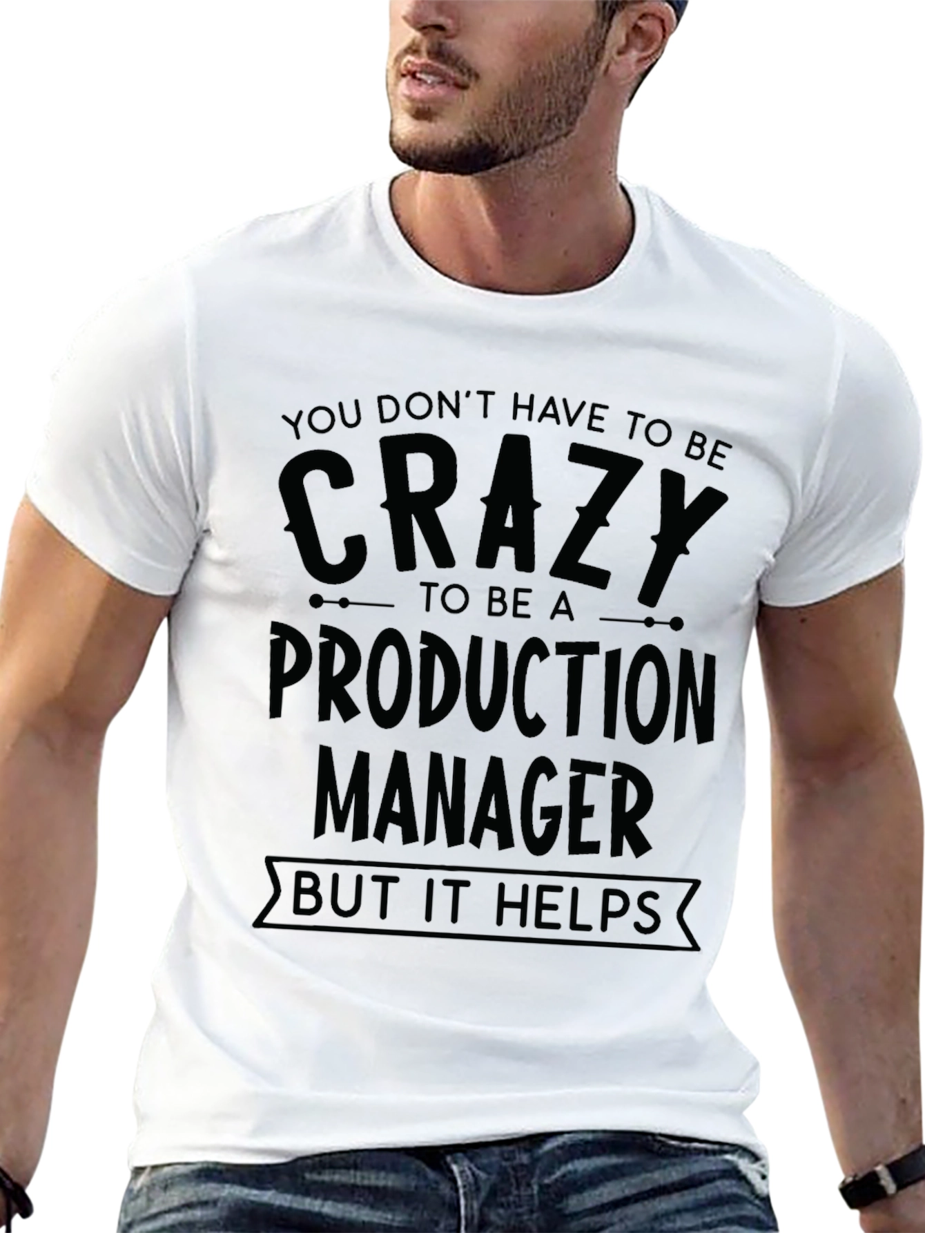 Crazy Production Manager Graphic Tee