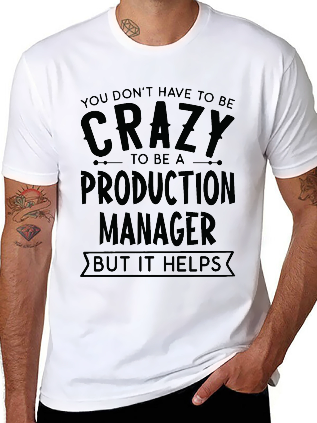 Crazy Production Manager Graphic Tee