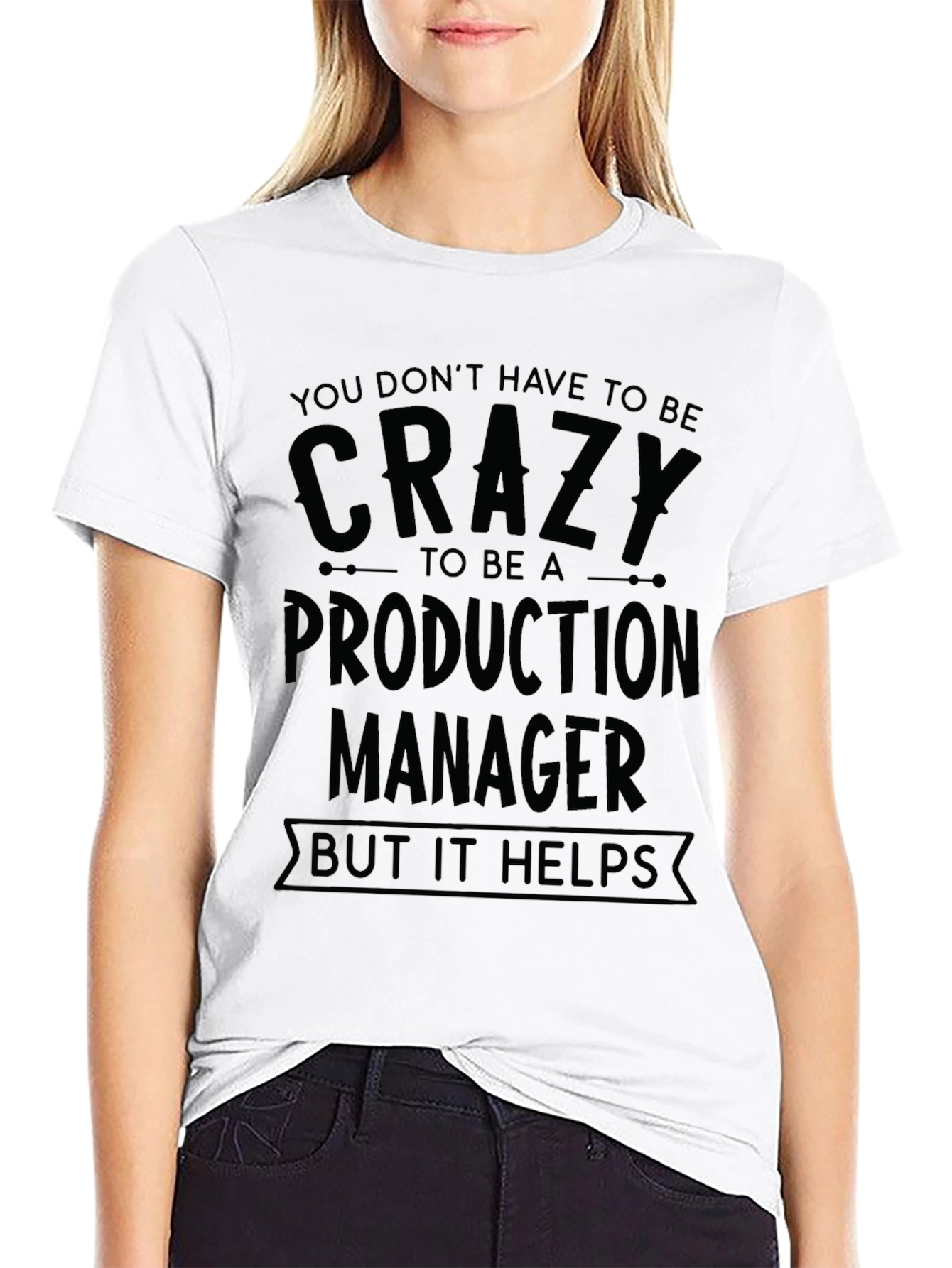 Crazy Production Manager Graphic Tee