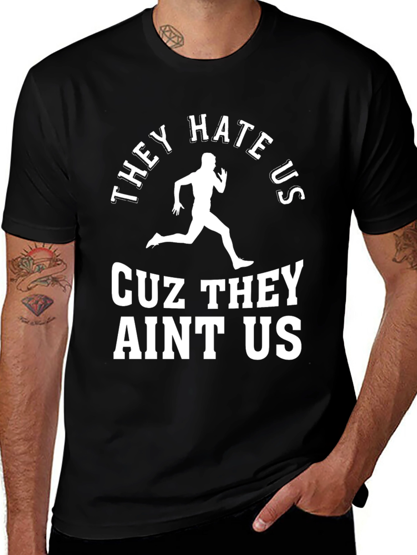 They Hate Us Cuz They Aint Us Graphic Tee